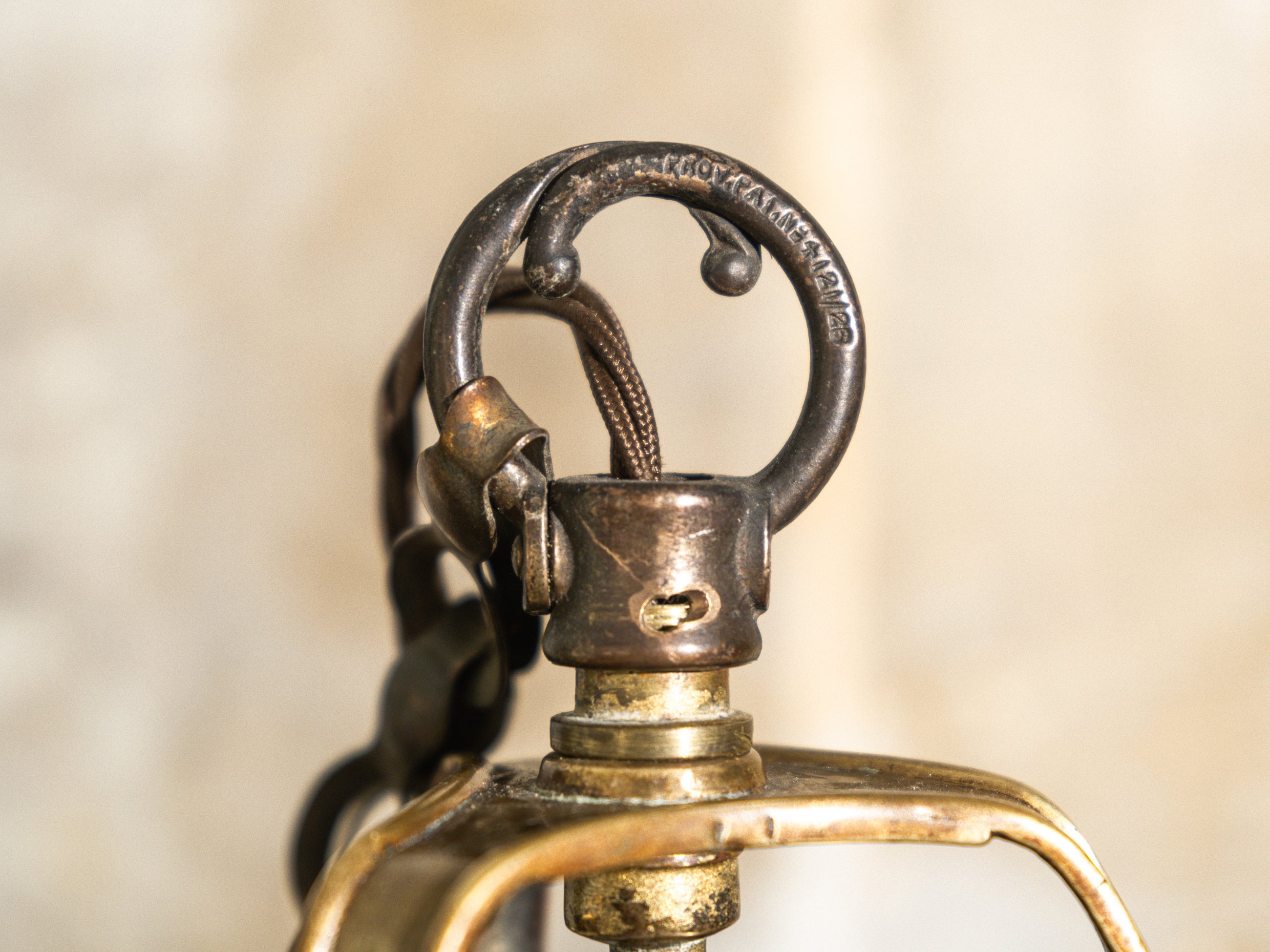 A Brilliant Cut Glass Brutalist Ceiling Light