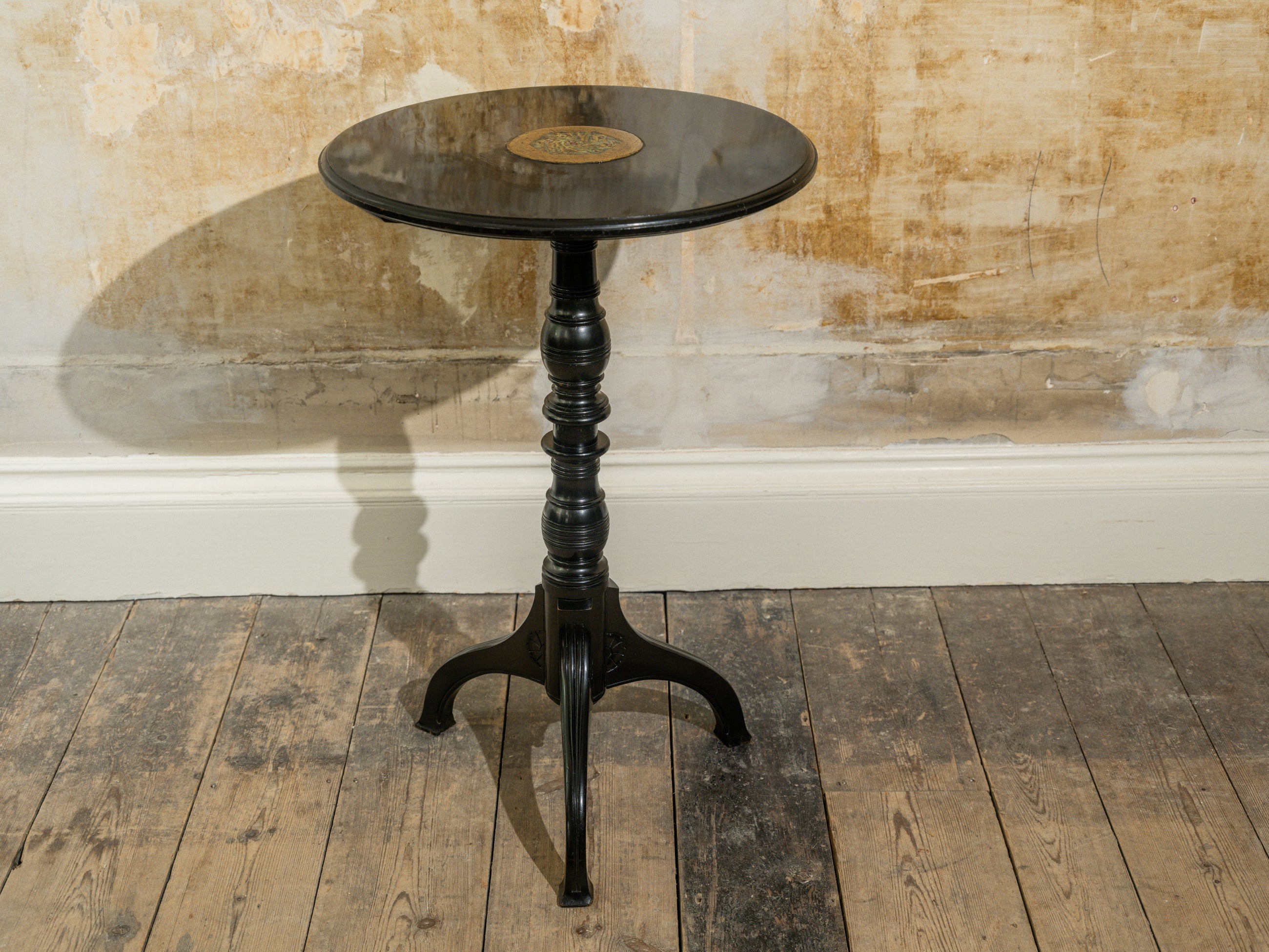 An Ebonised Aesthetic Movement Side Table
