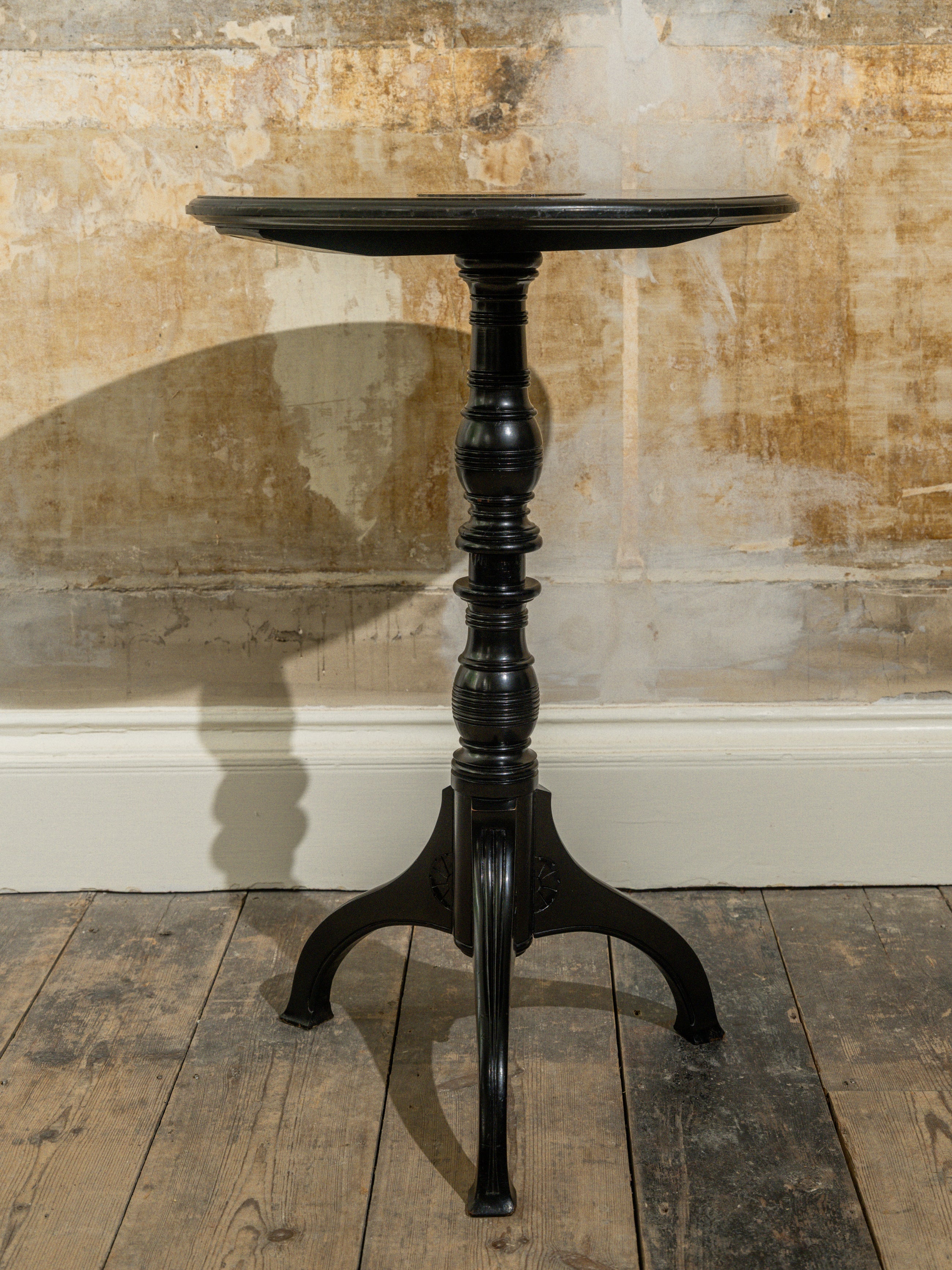An Ebonised Aesthetic Movement Side Table