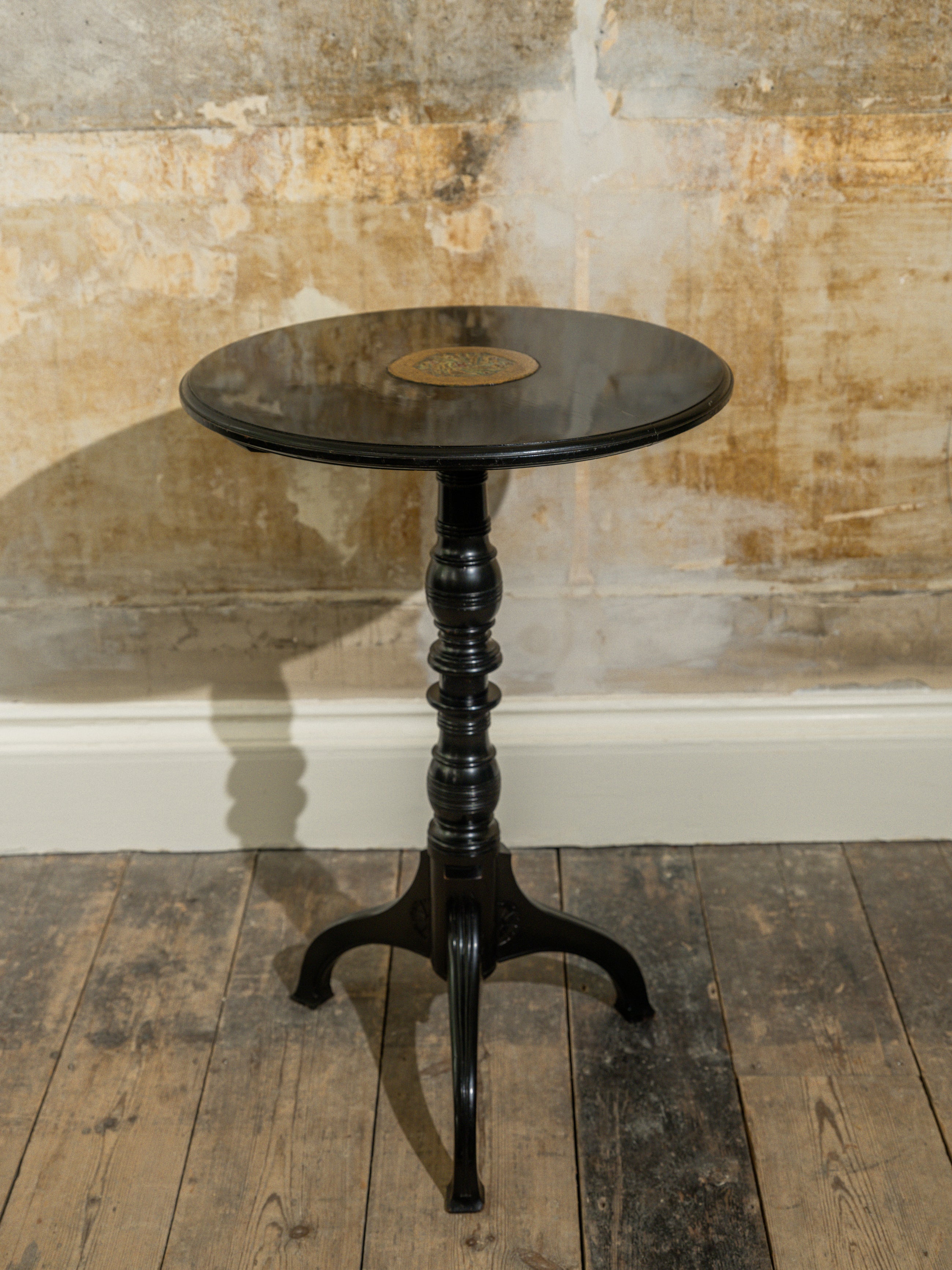 An Ebonised Aesthetic Movement Side Table