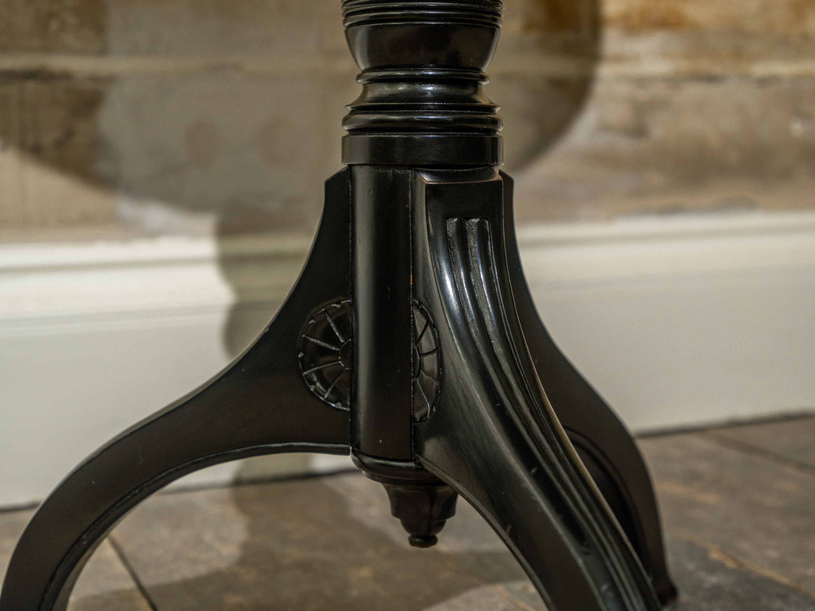 An Ebonised Aesthetic Movement Side Table