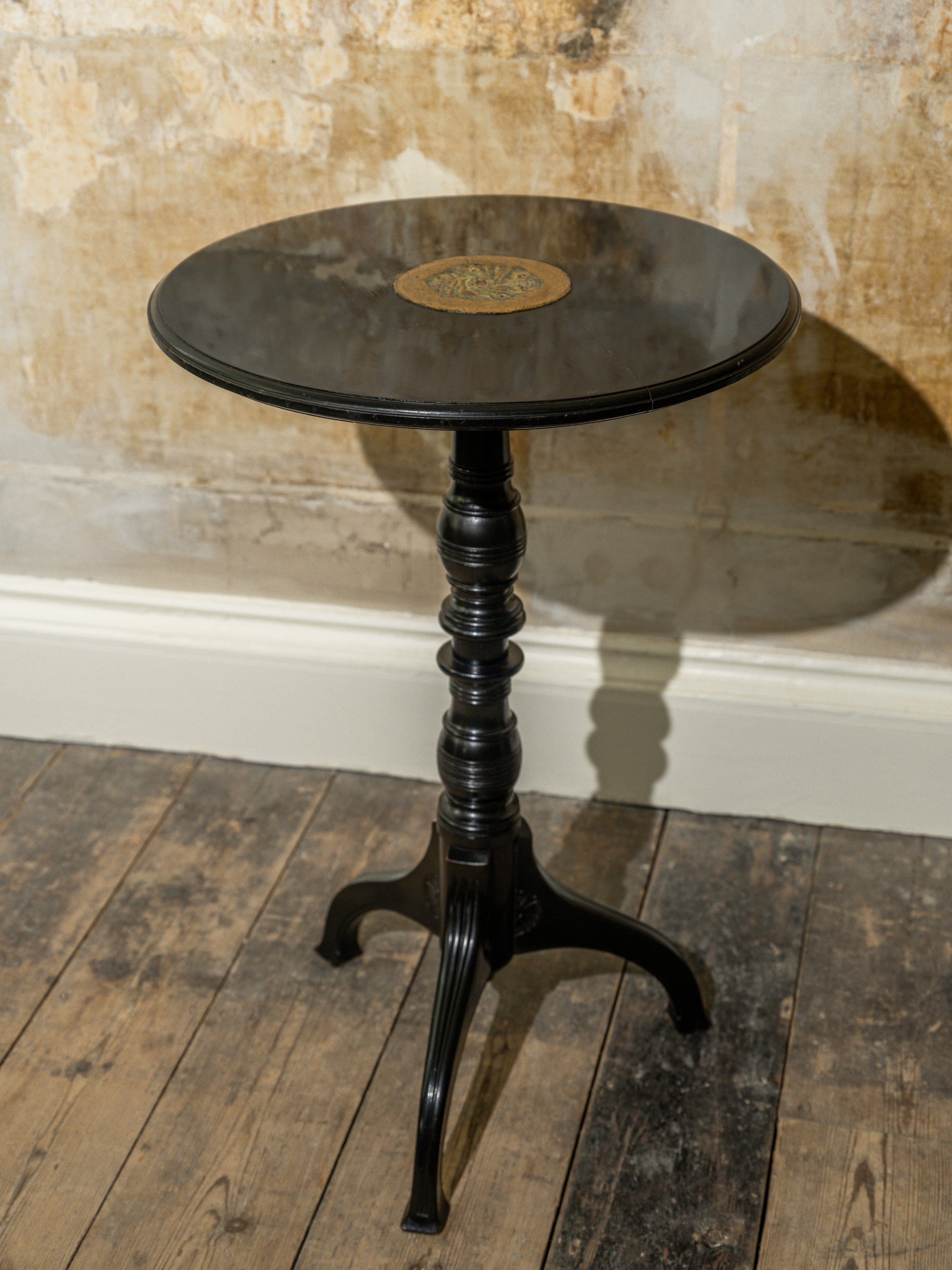 An Ebonised Aesthetic Movement Side Table