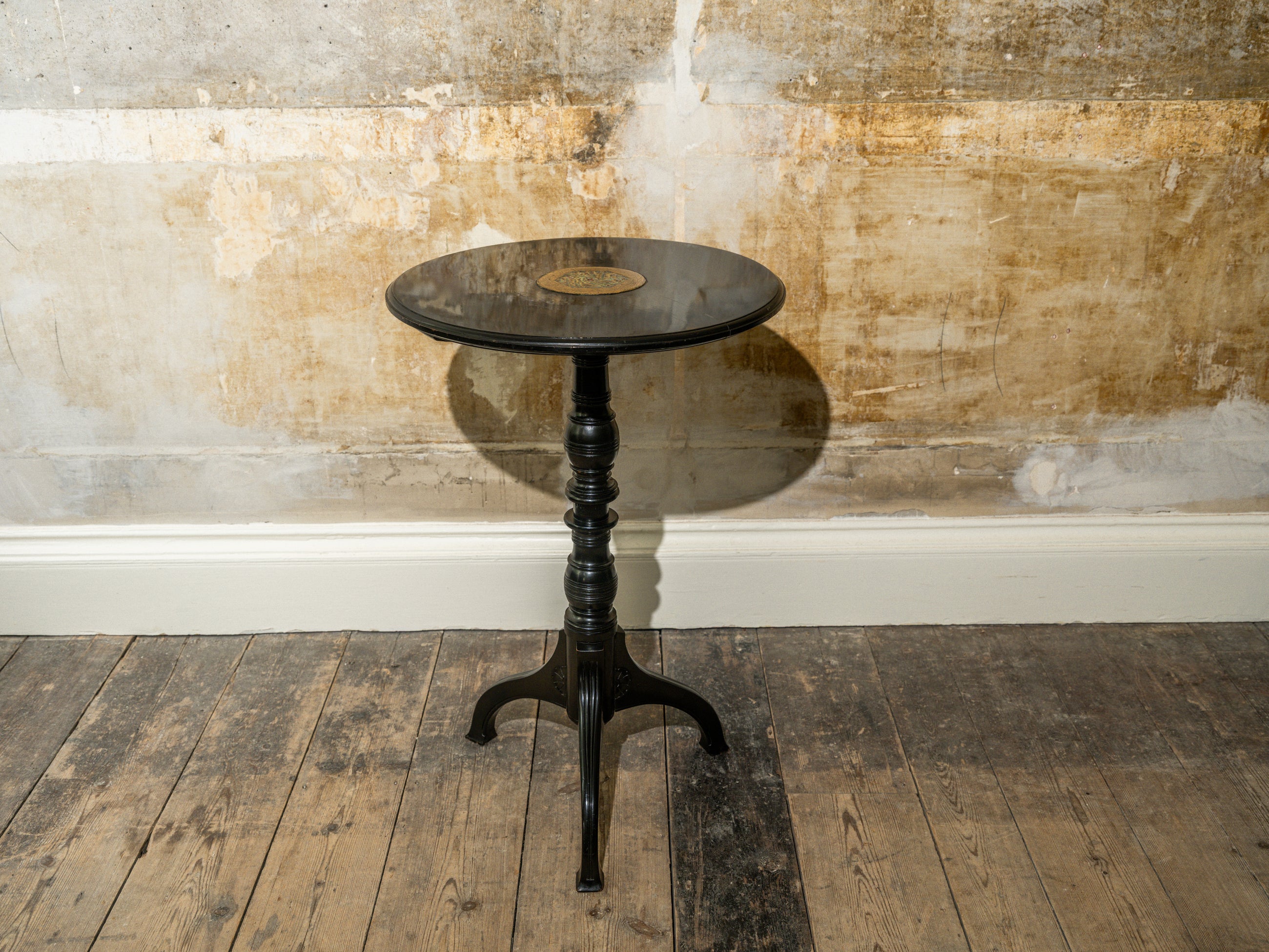An Ebonised Aesthetic Movement Side Table