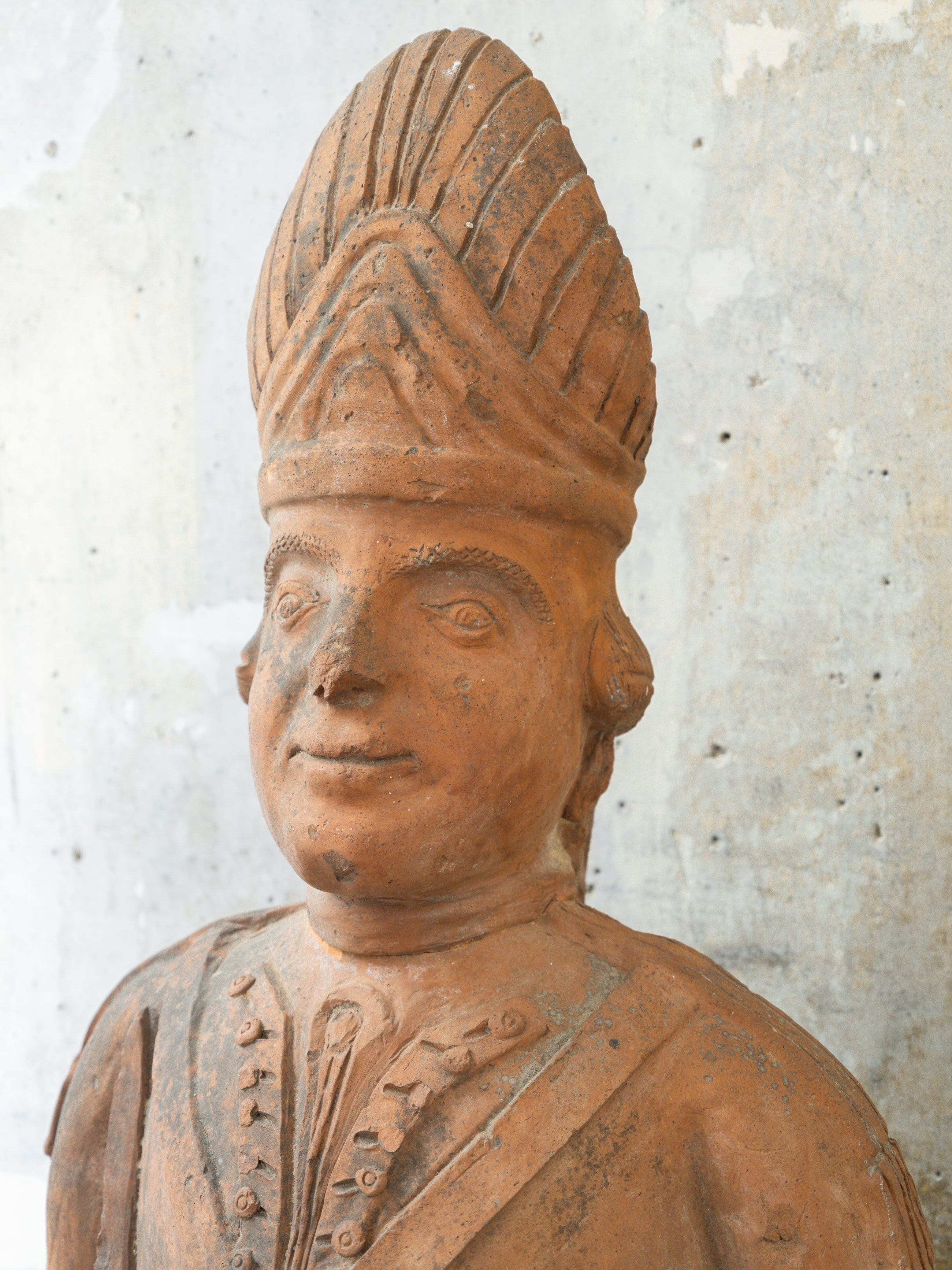 A George III Terracotta Grenadier