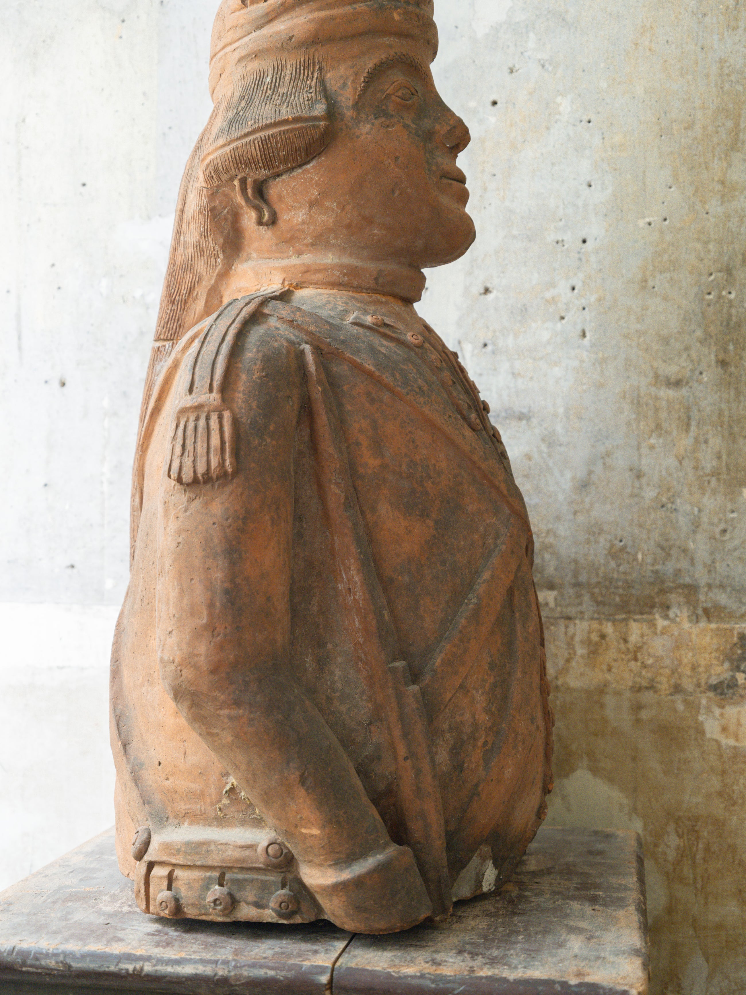 A George III Terracotta Grenadier