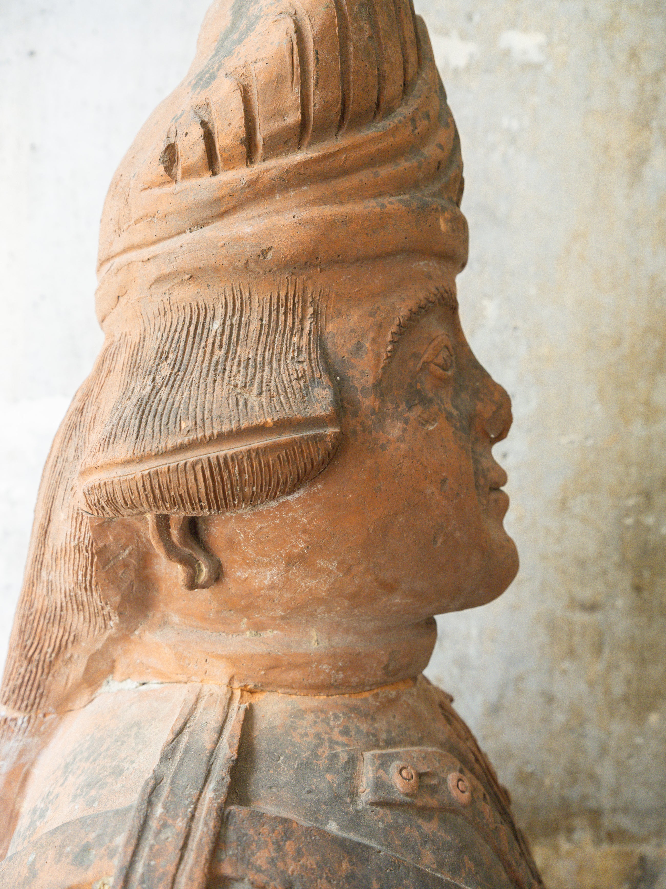 A George III Terracotta Grenadier