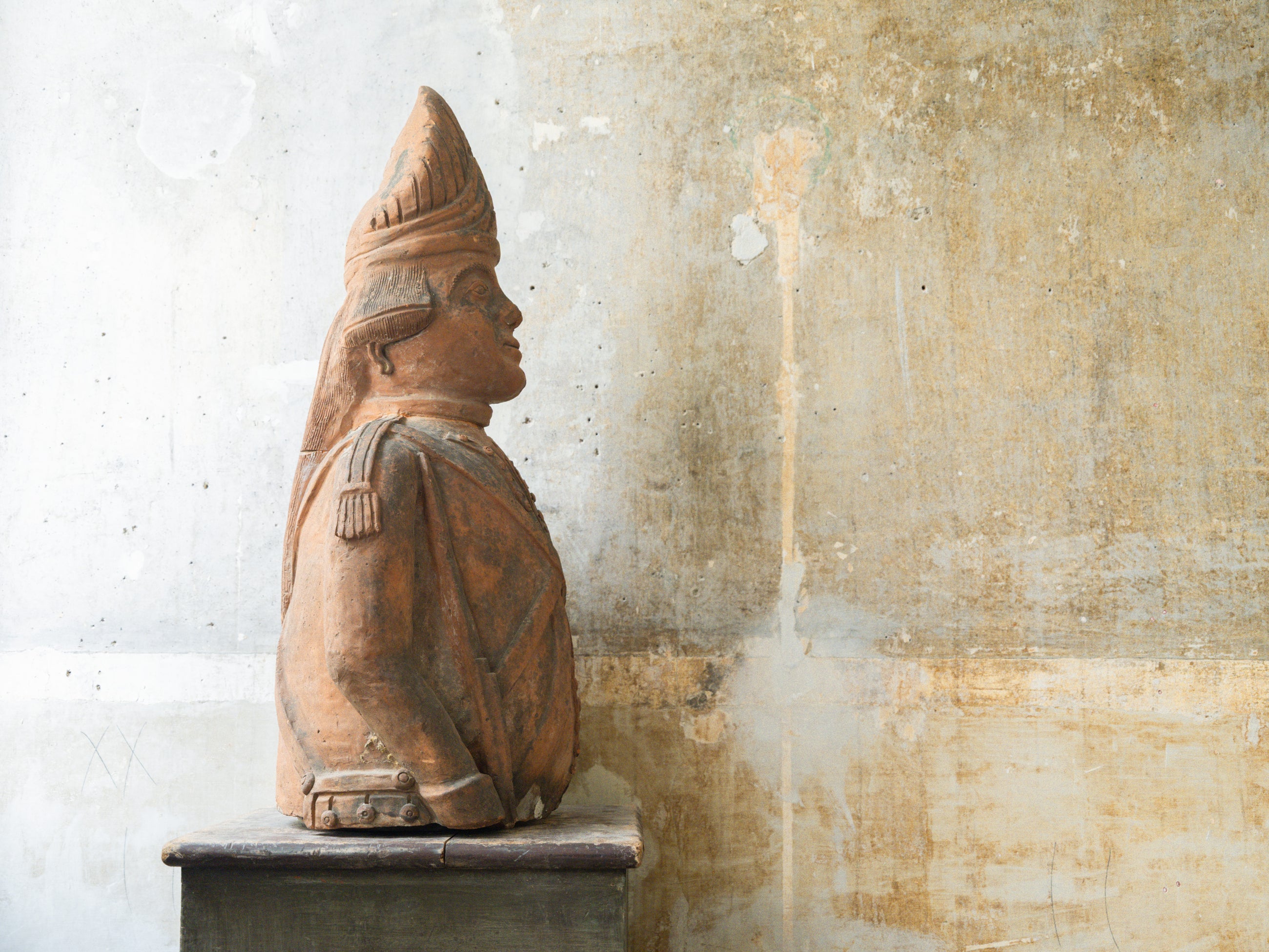 A George III Terracotta Grenadier