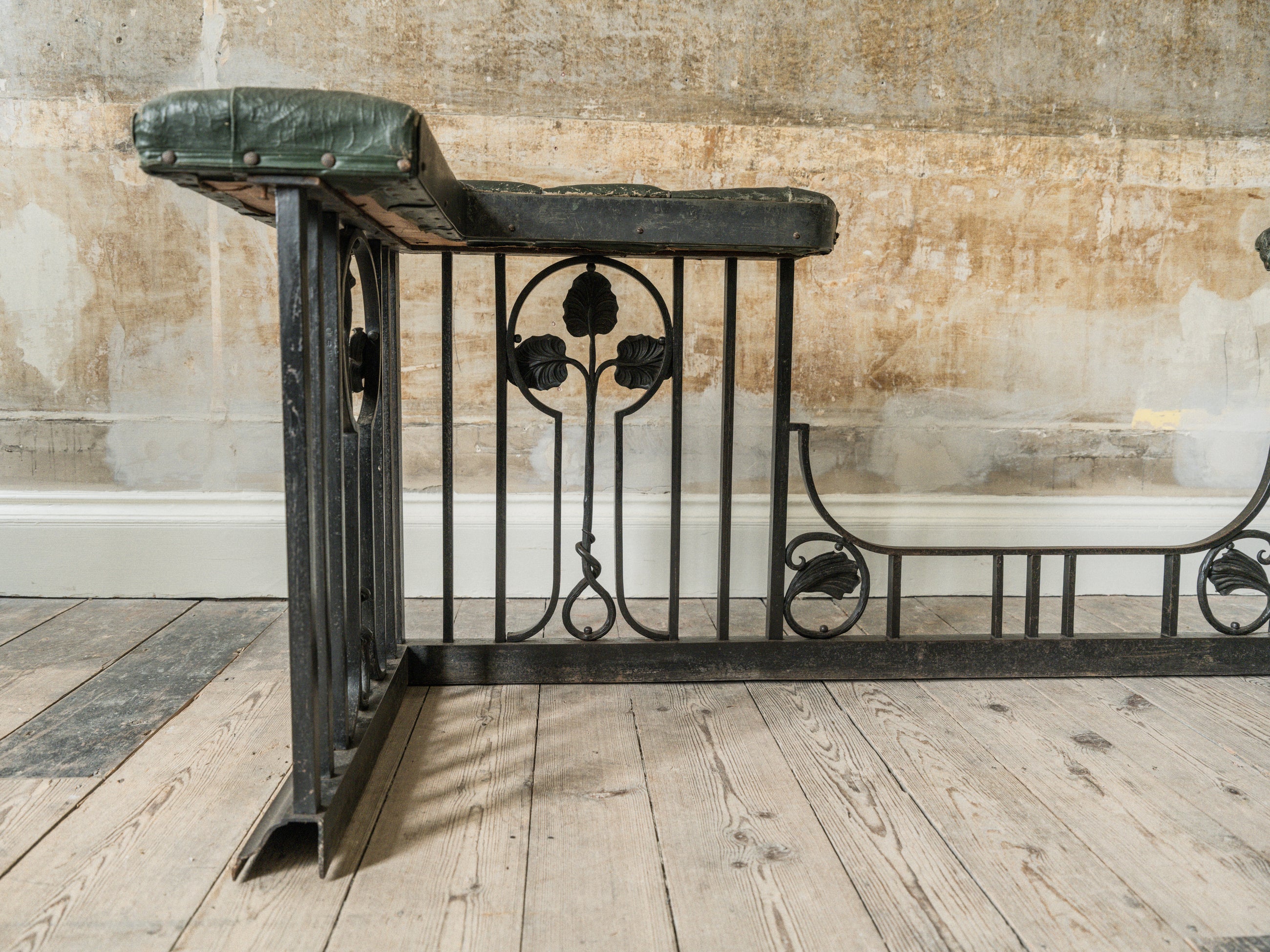 A 19th Century Wrought Iron Club Fender