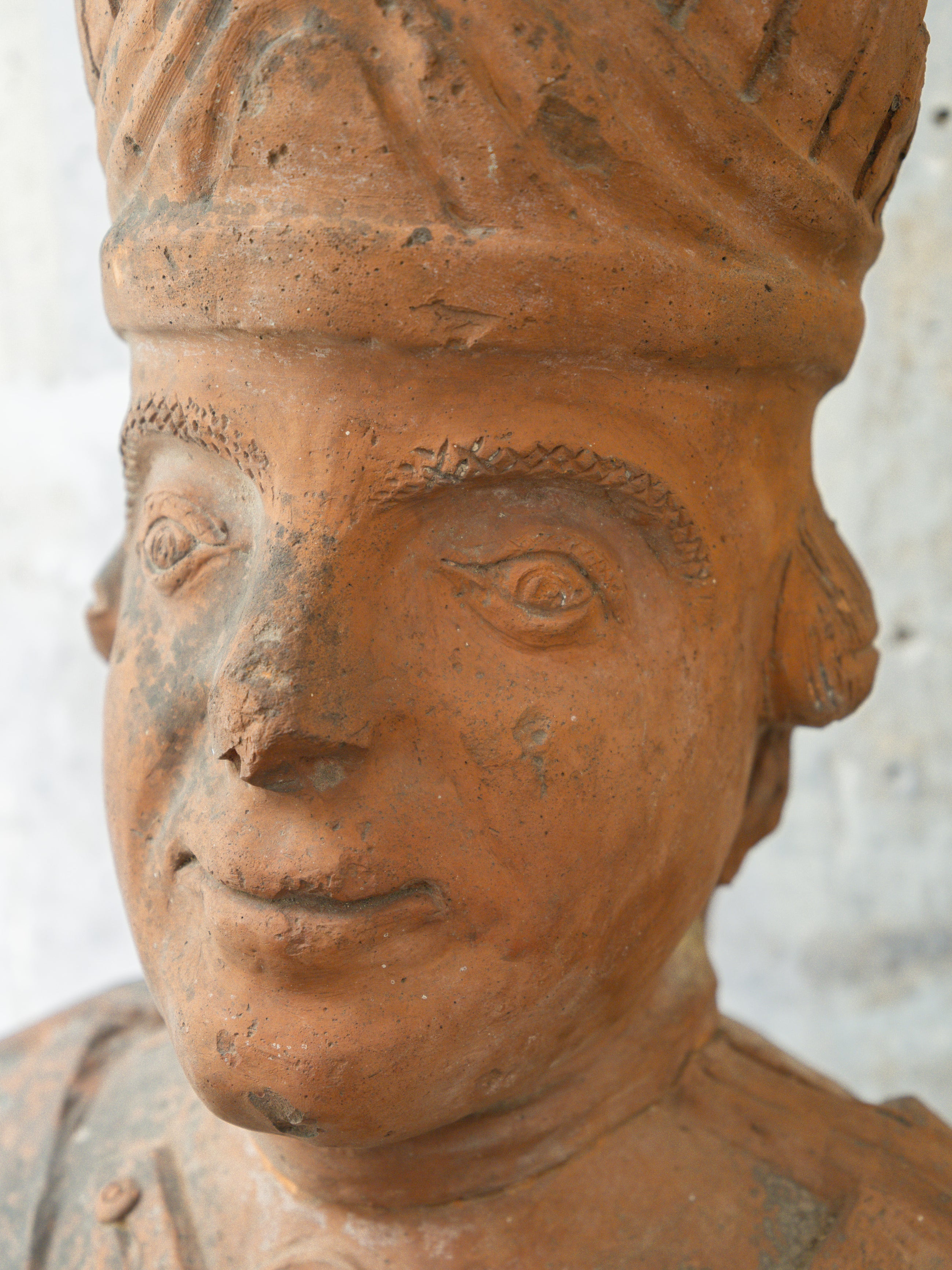 A George III Terracotta Grenadier