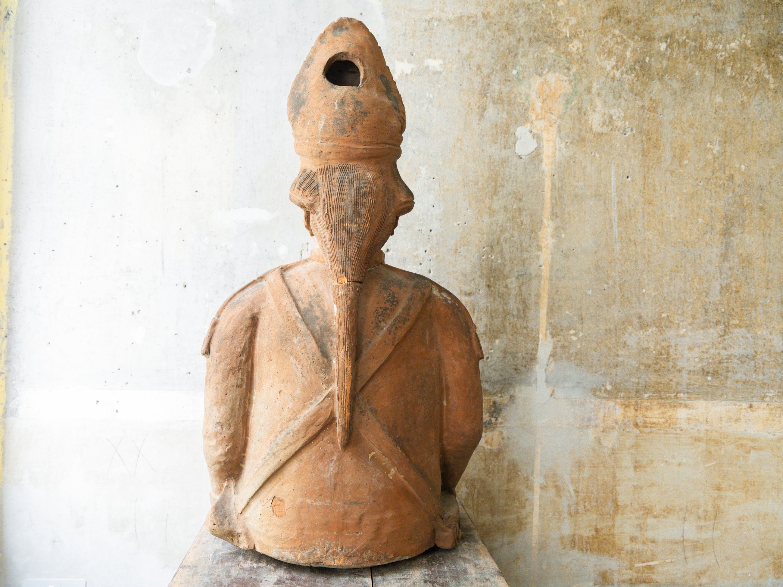 A George III Terracotta Grenadier