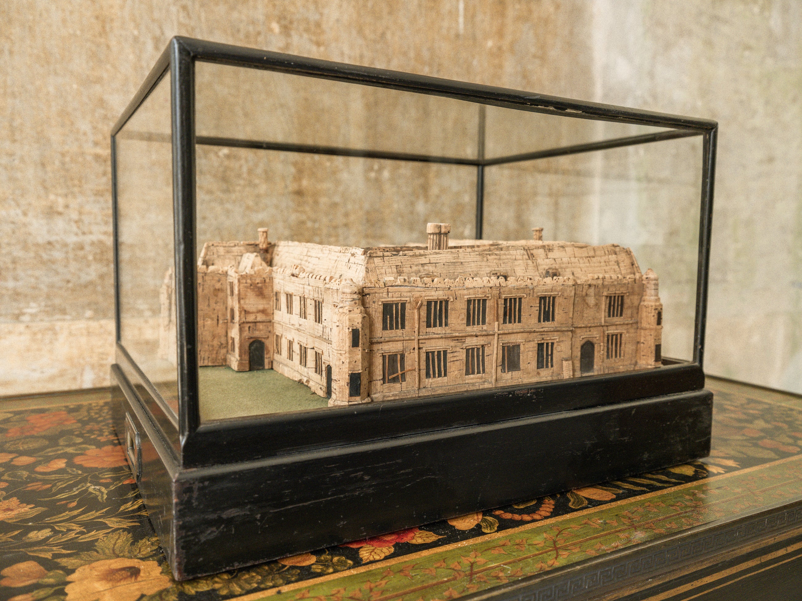 A Cork Model of Hengrave Hall Suffolk