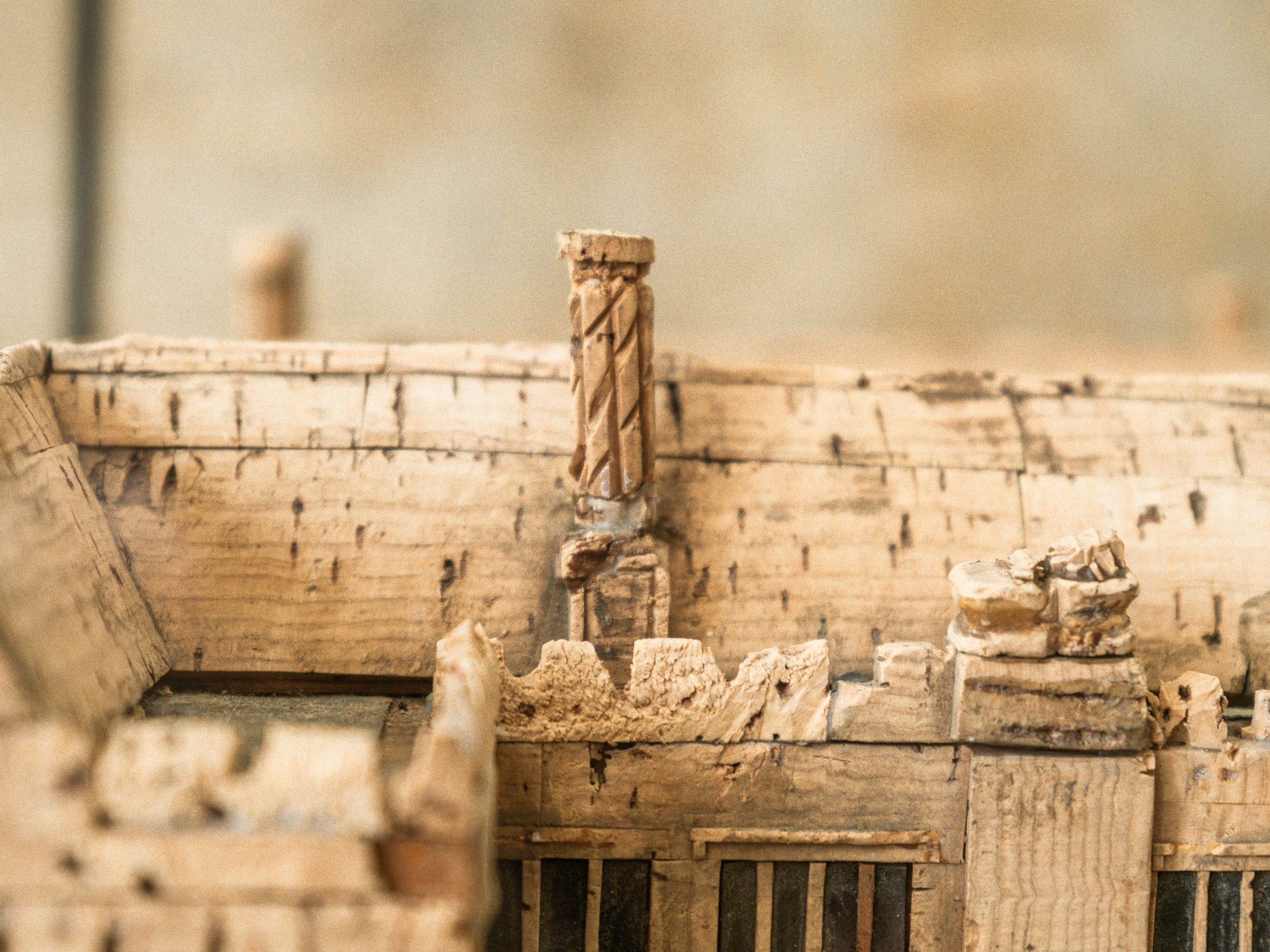 A Cork Model of Hengrave Hall Suffolk