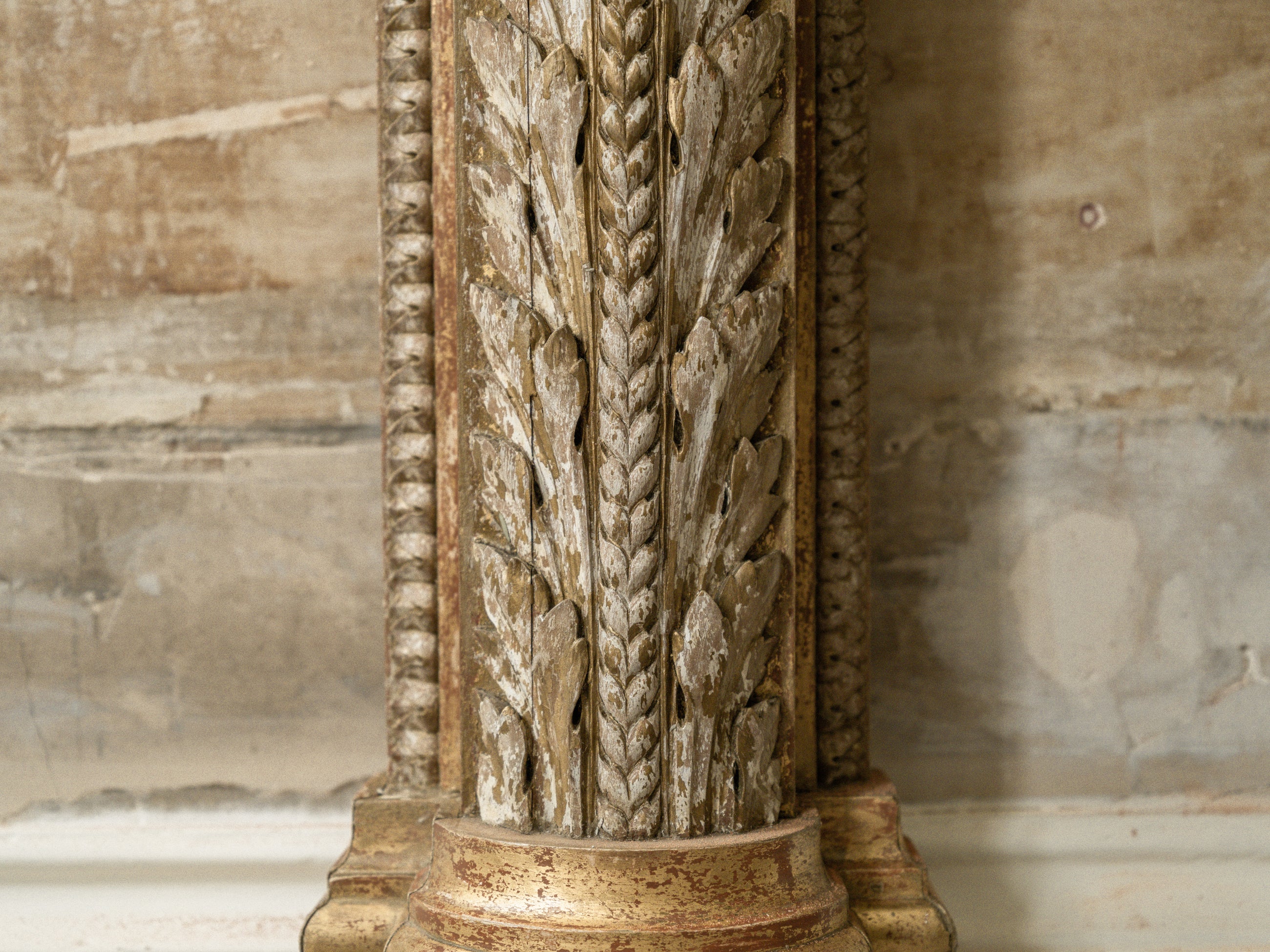A 19th Century Gilt Wood Console Table