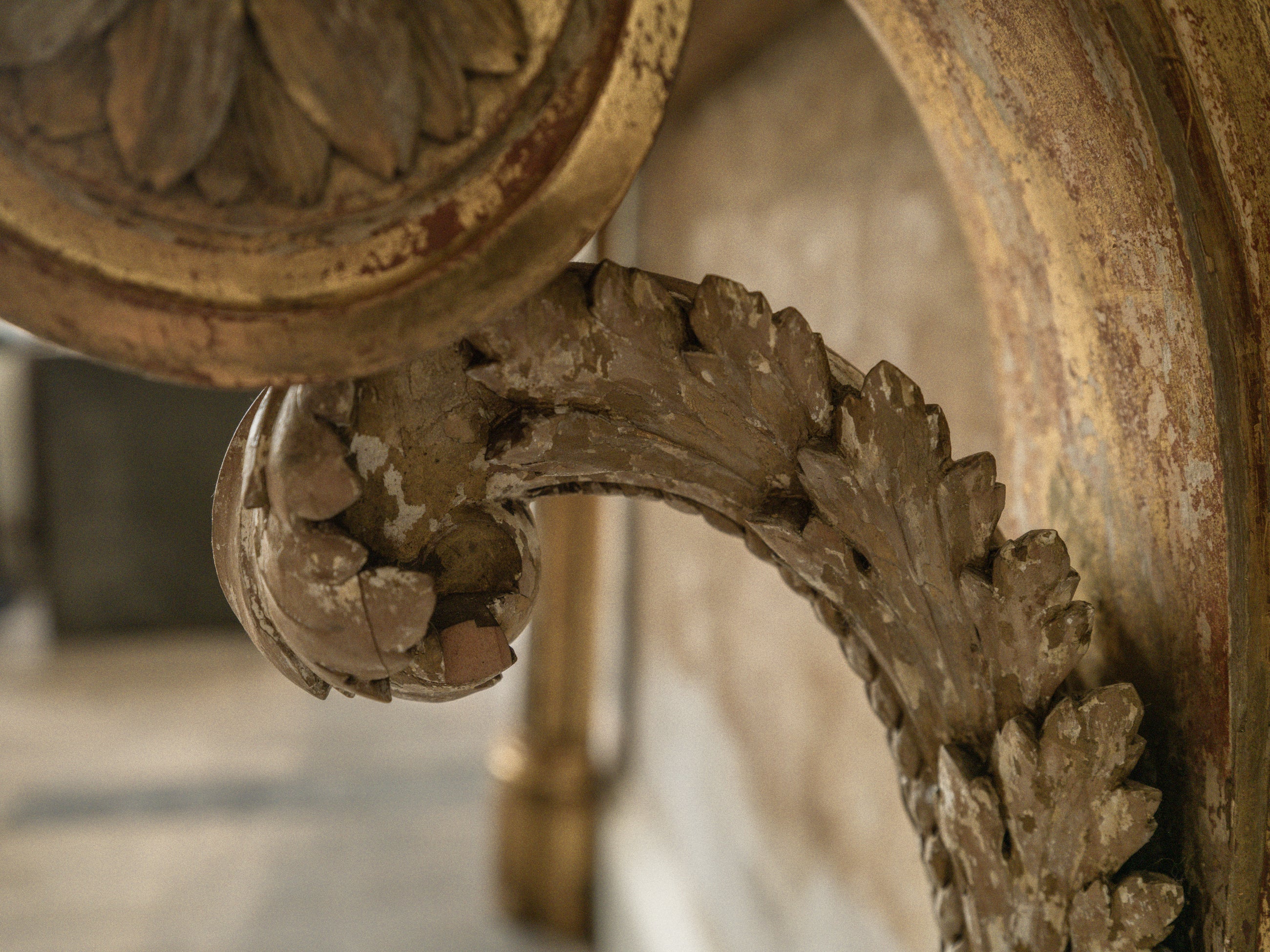 A 19th Century Gilt Wood Console Table