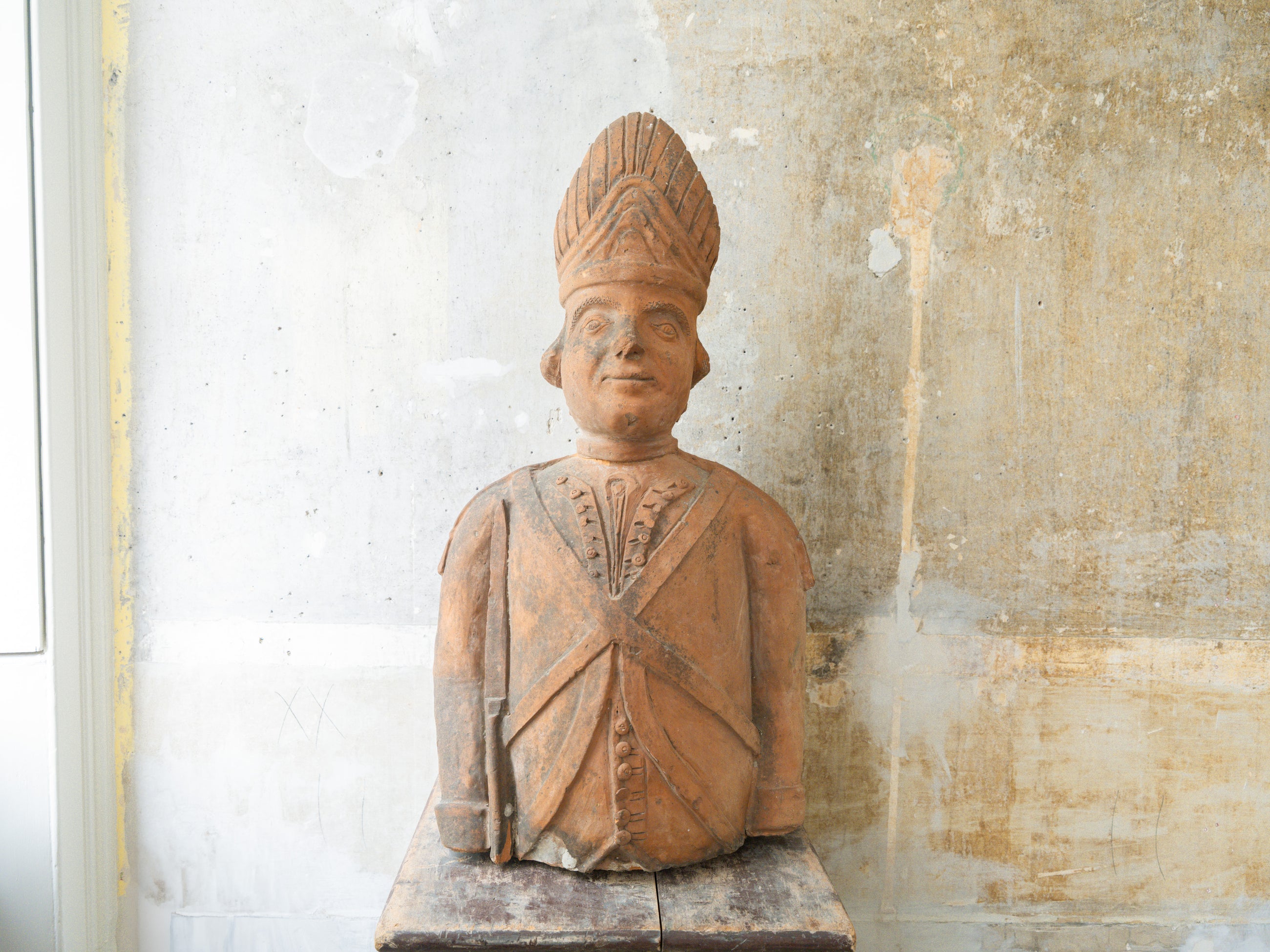 A George III Terracotta Grenadier