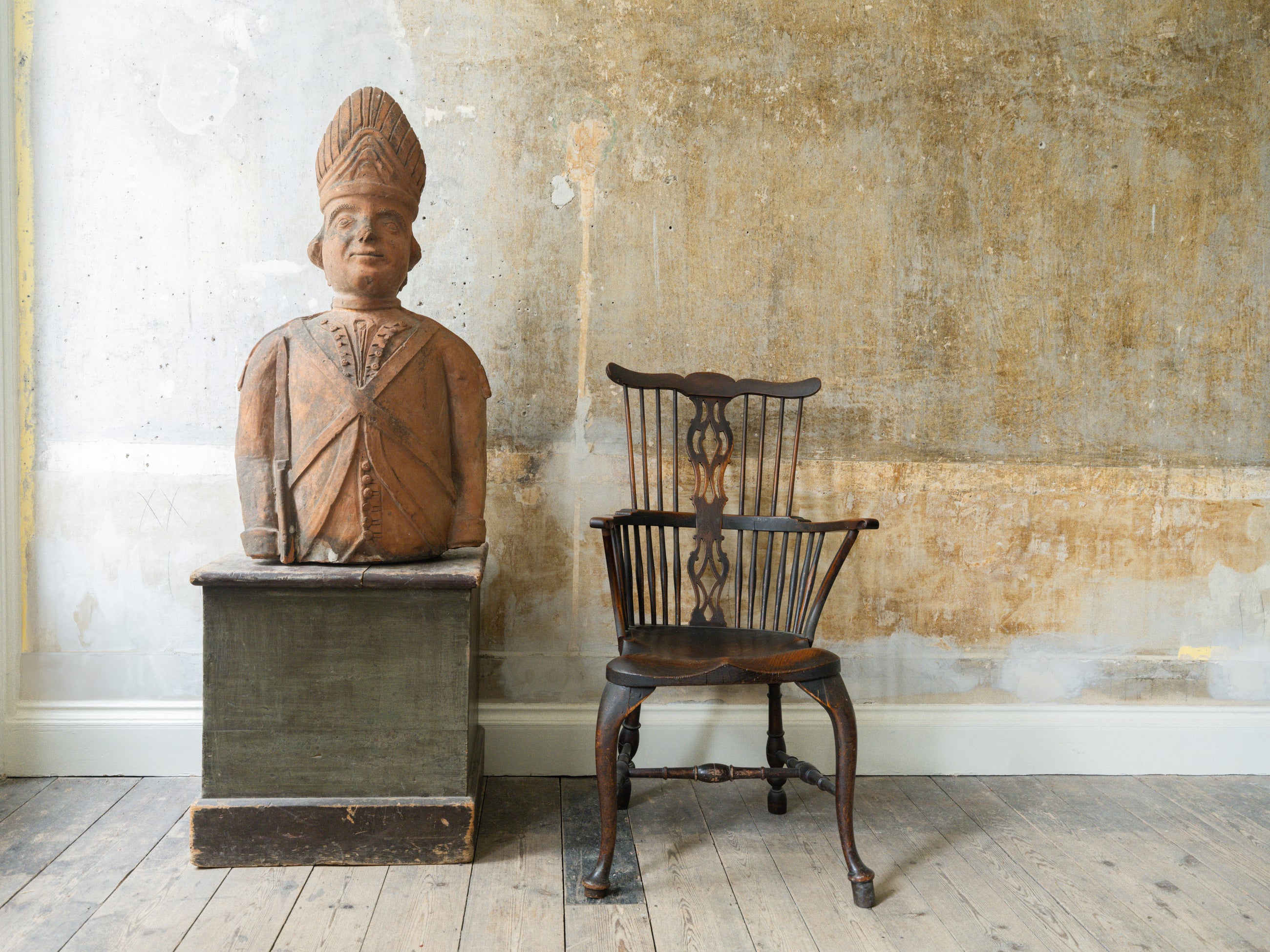 A George III Terracotta Grenadier