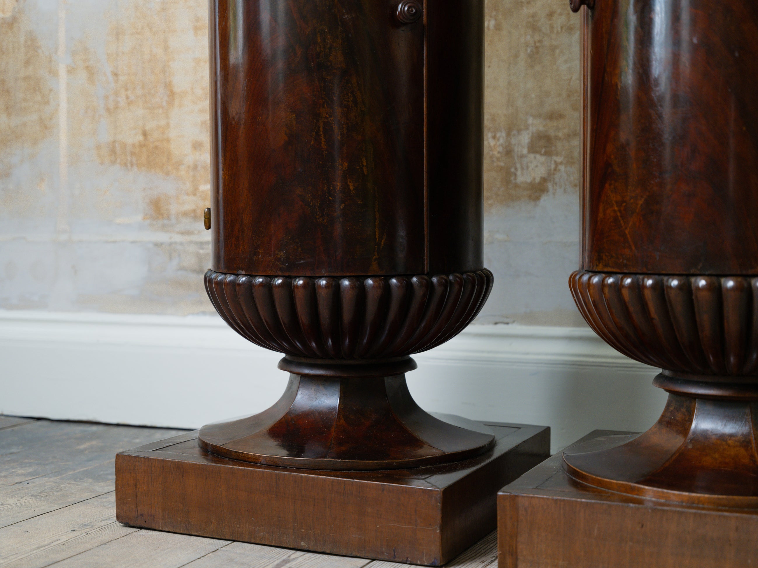 A Pair of 19th Century Italian Bedside Cabinets