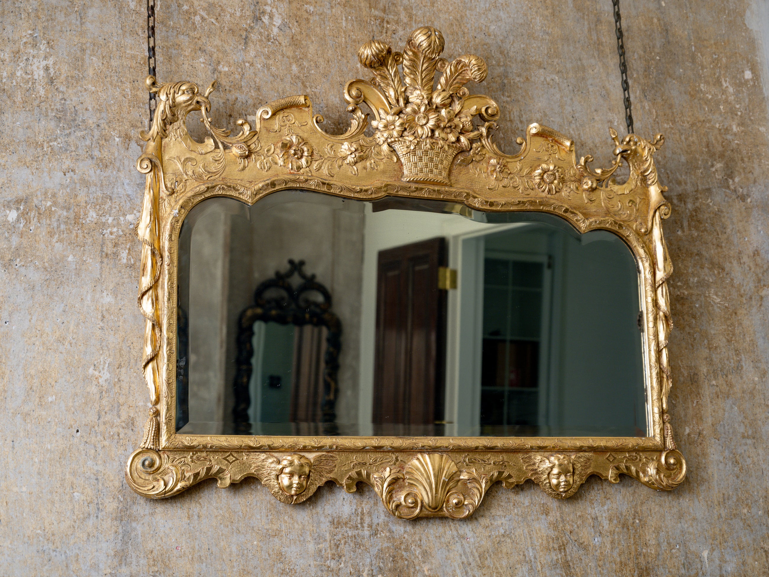 A George I Giltwood Mirror