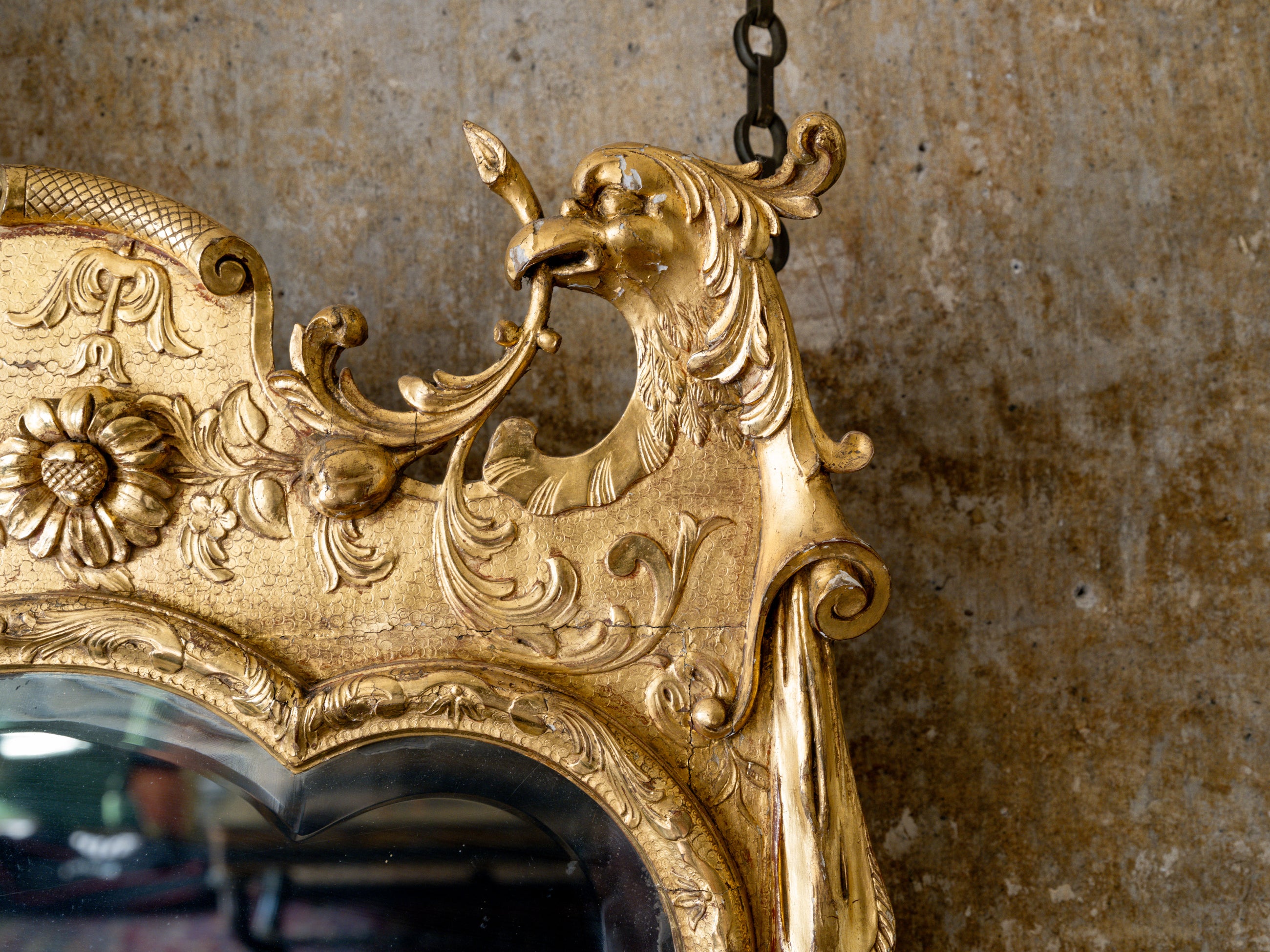 A George I Giltwood Mirror