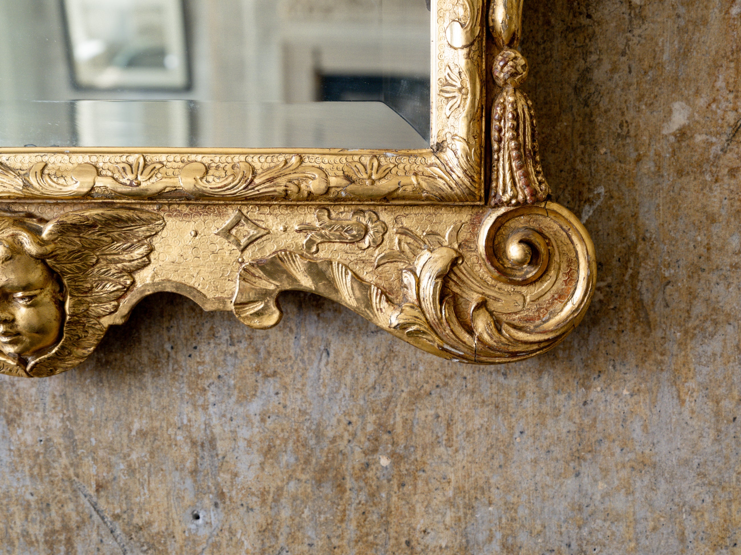 A George I Giltwood Mirror