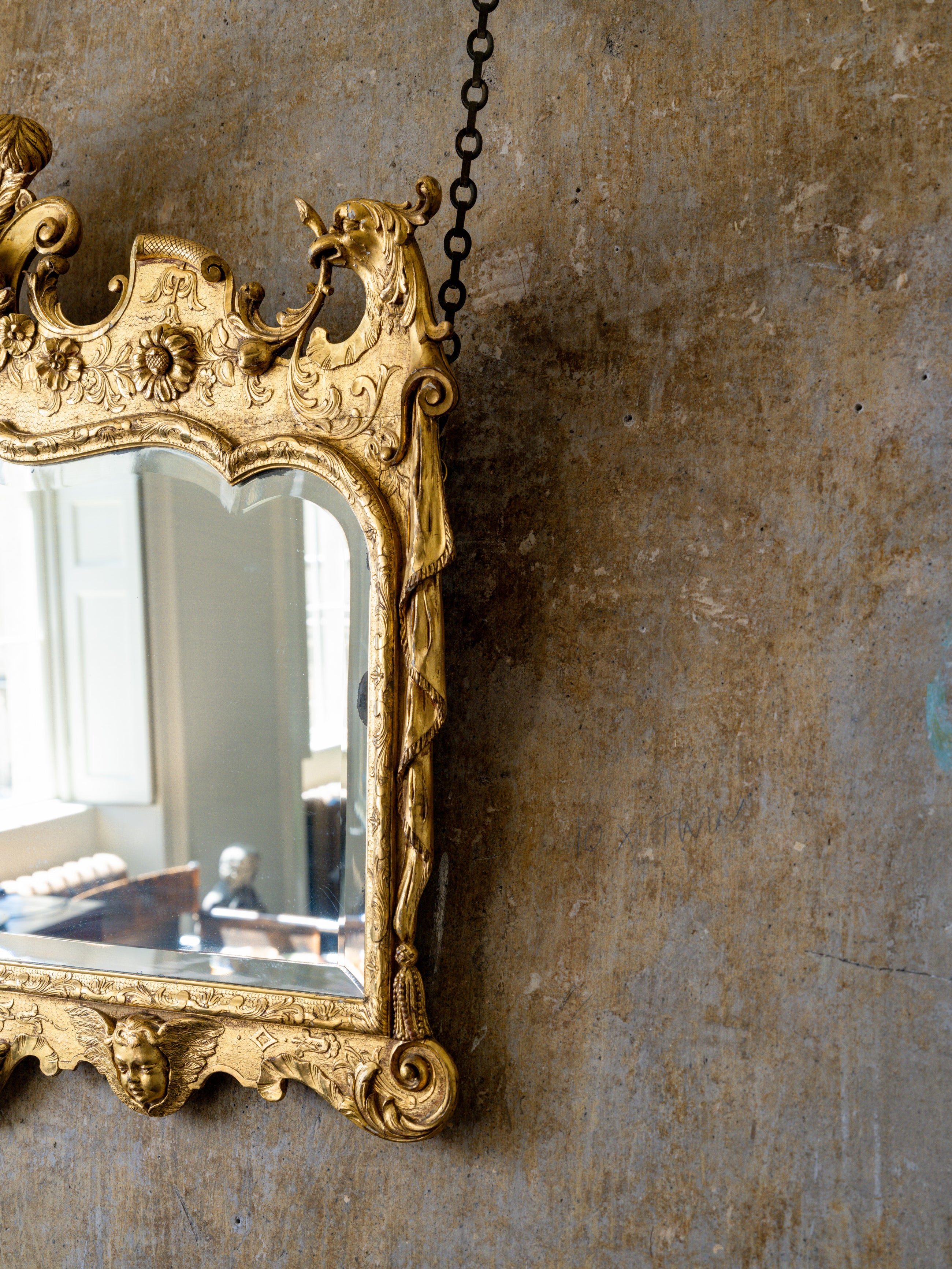 A George I Giltwood Mirror