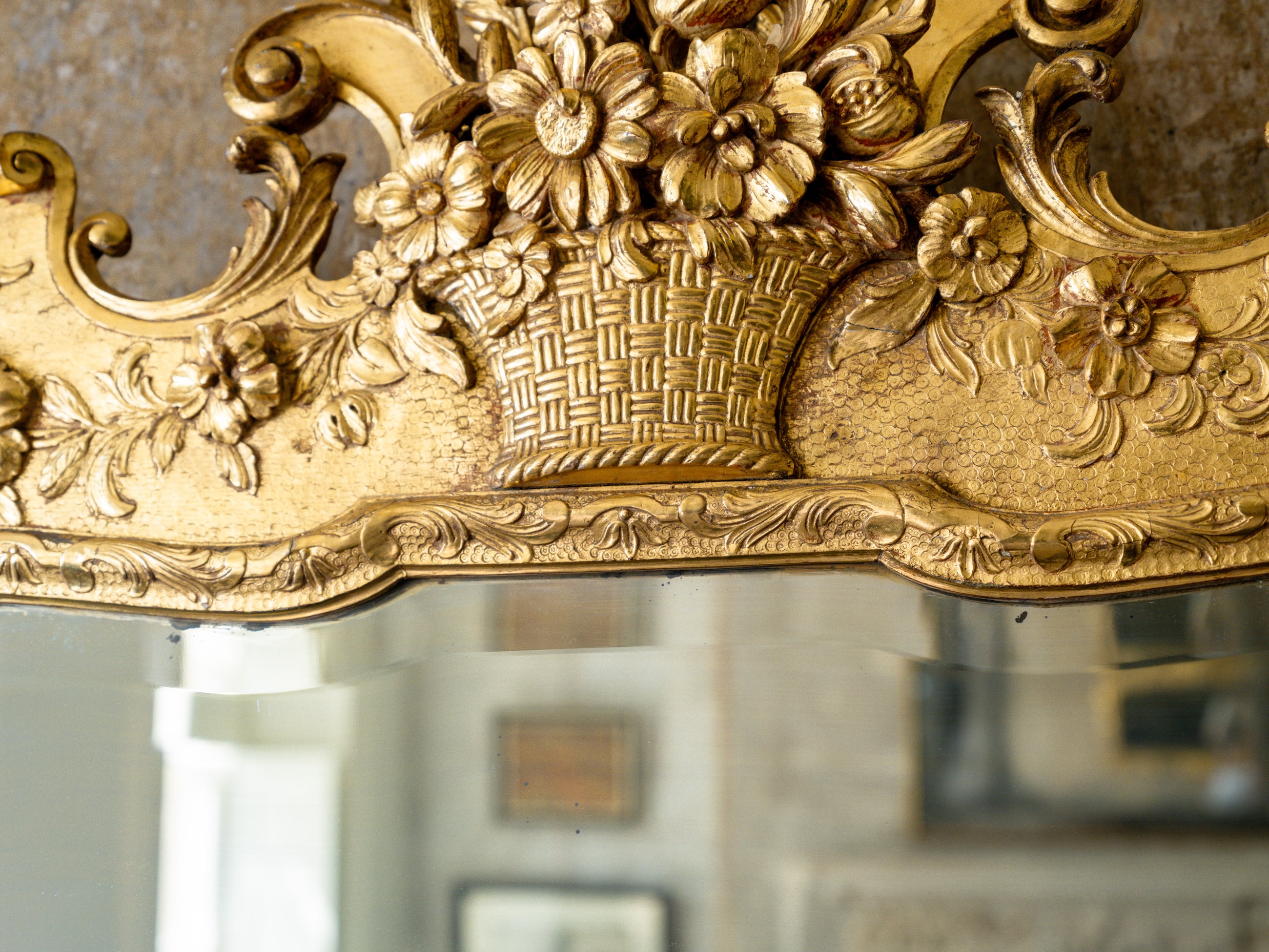 A George I Giltwood Mirror
