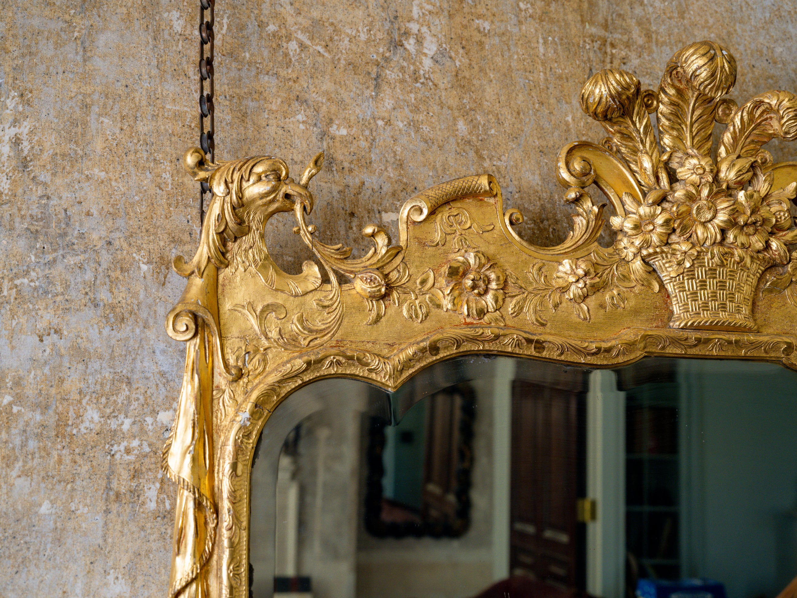 A George I Giltwood Mirror