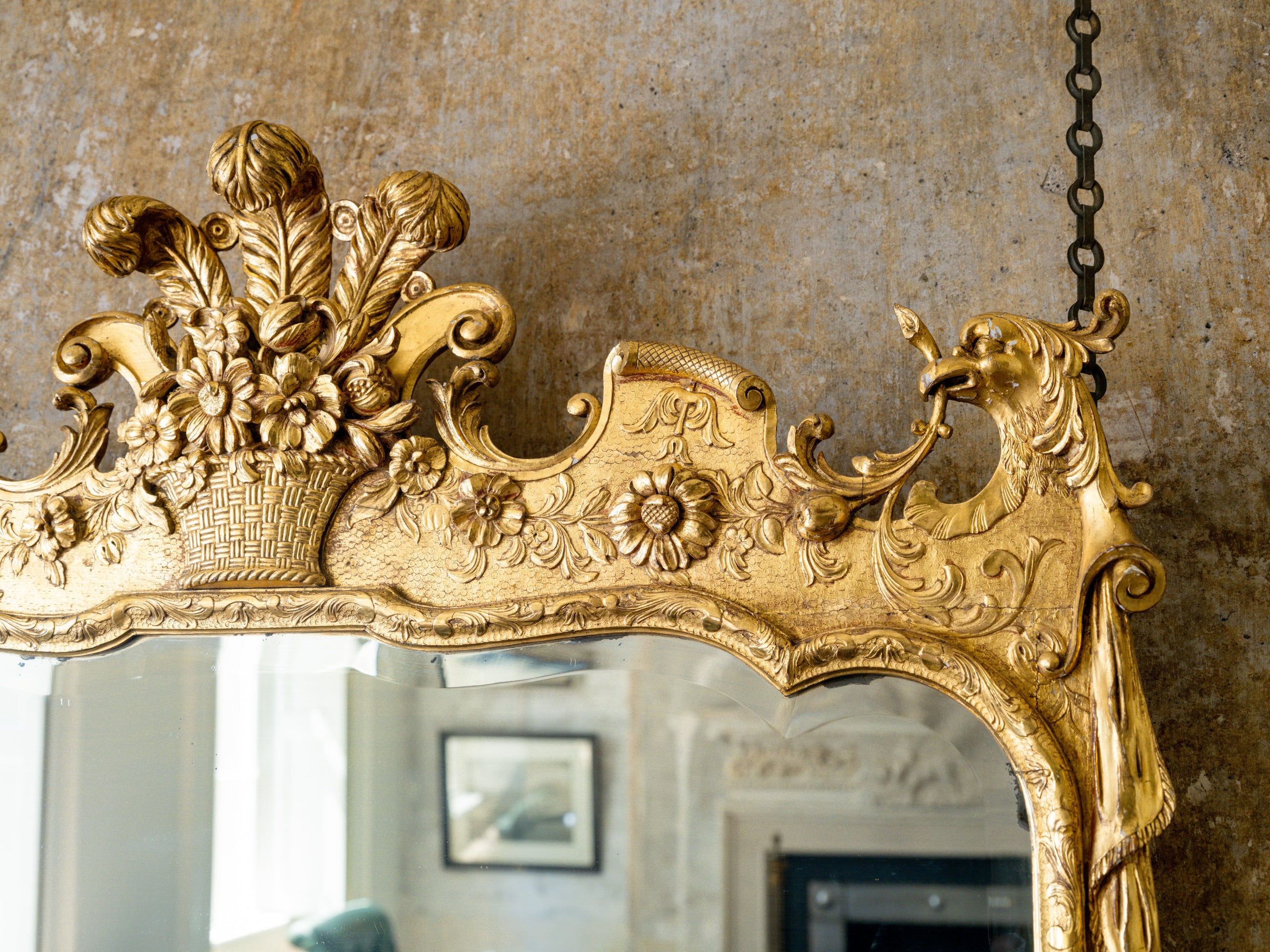 A George I Giltwood Mirror