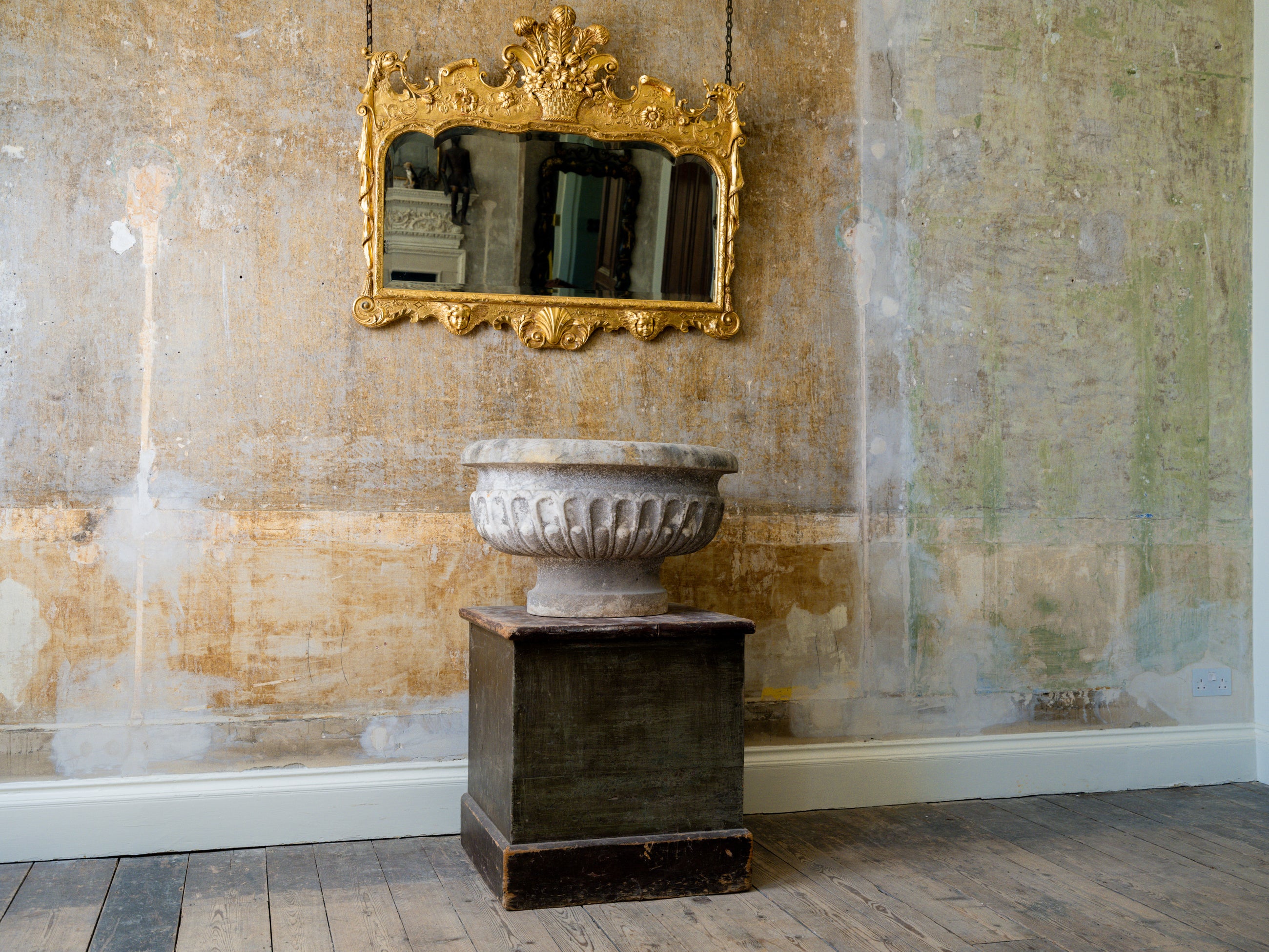 A George I Giltwood Mirror