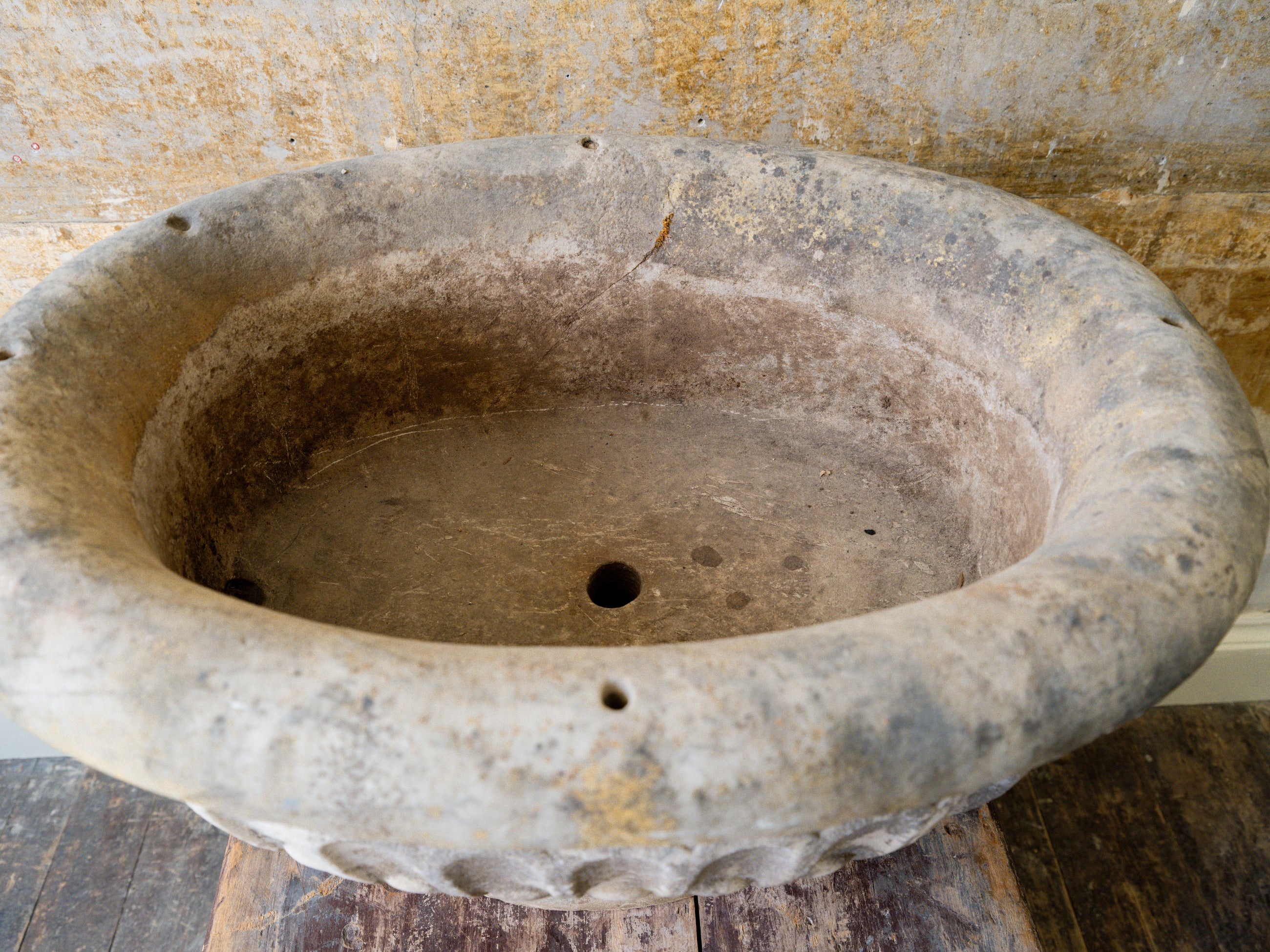 A Large 17th Century Marble Cistern