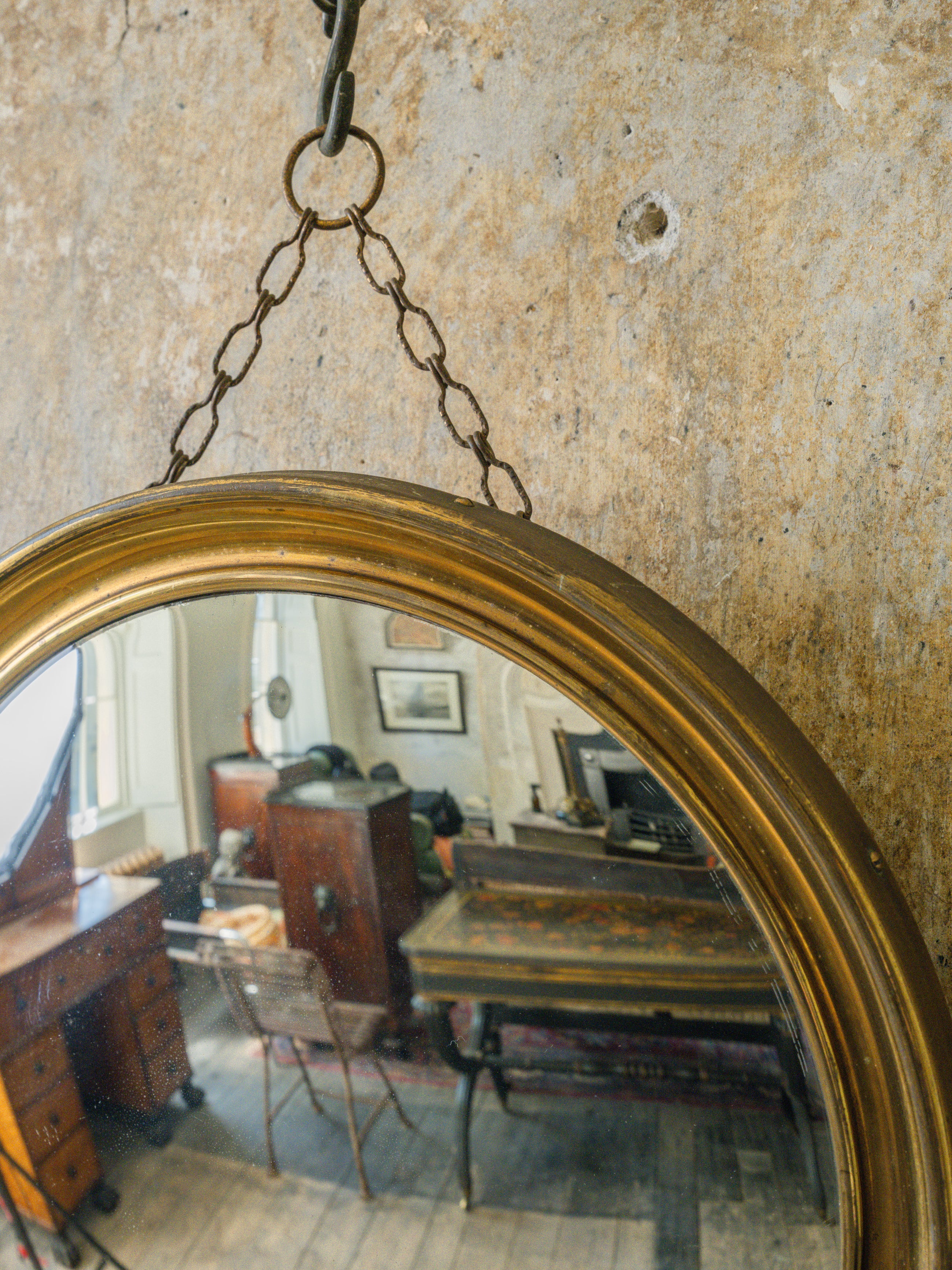 A Pair of Brass Mirrors