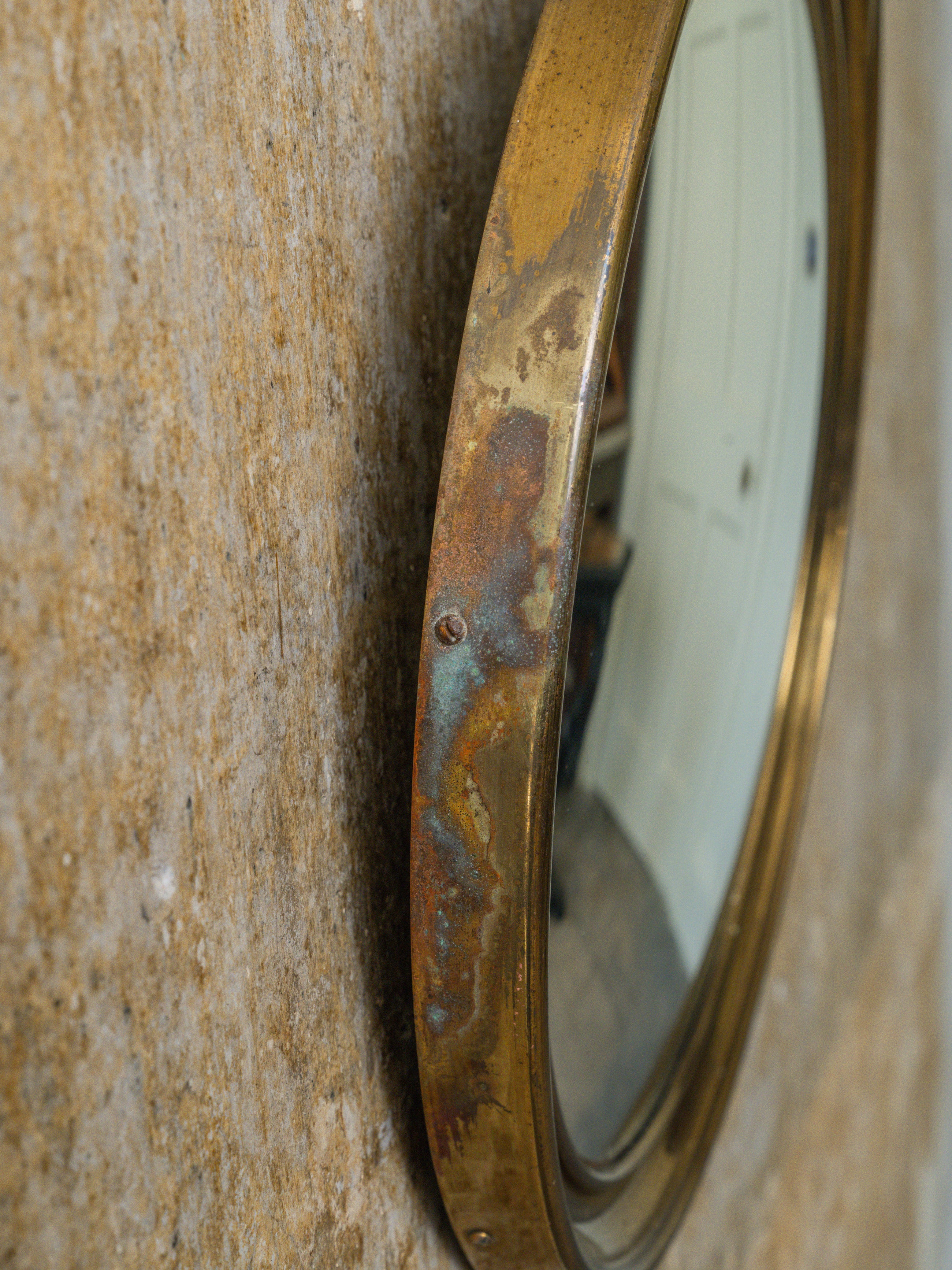 A Pair of Brass Mirrors