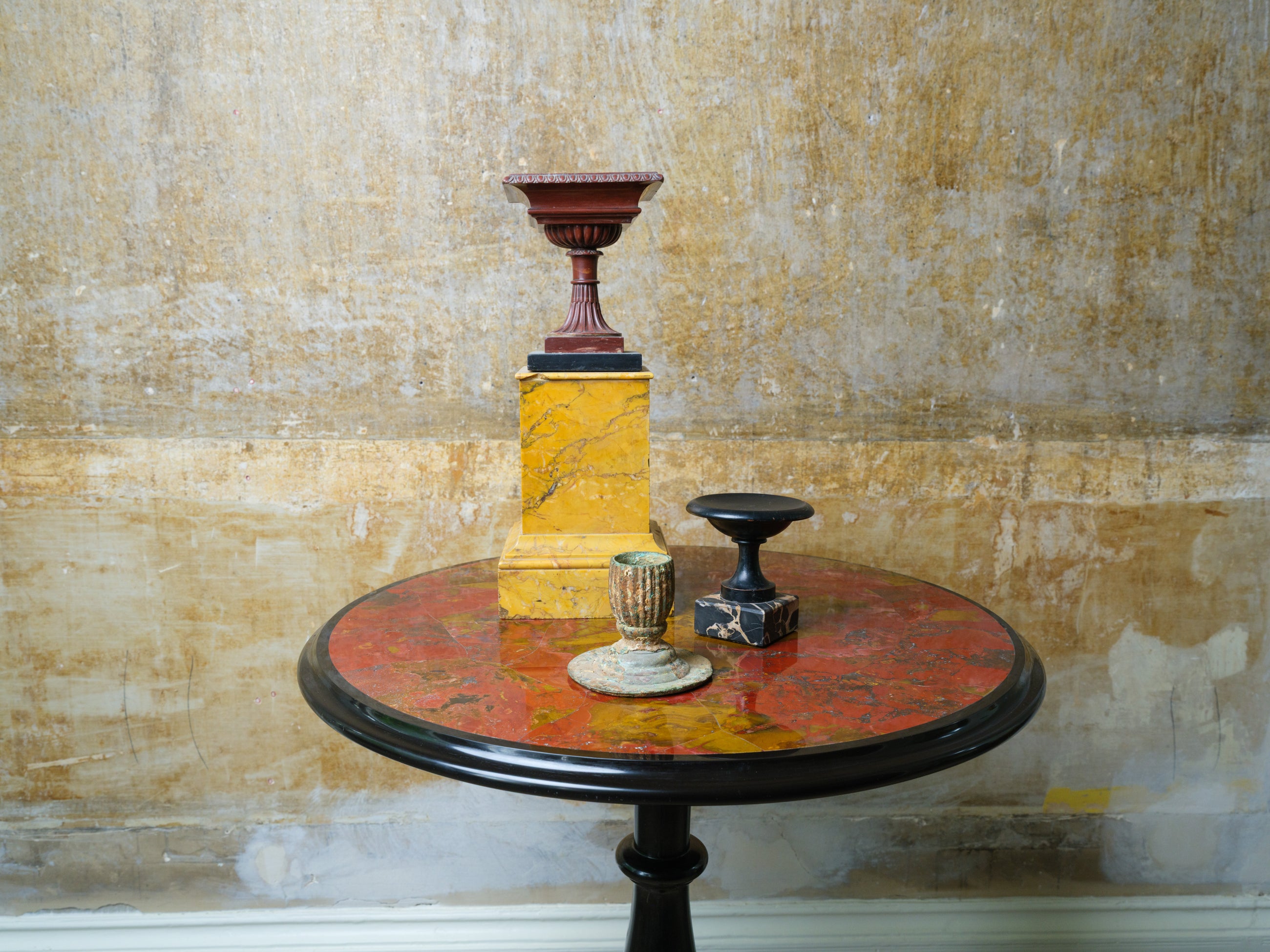 A Jasper & Ashford Marble Table by Woodruff