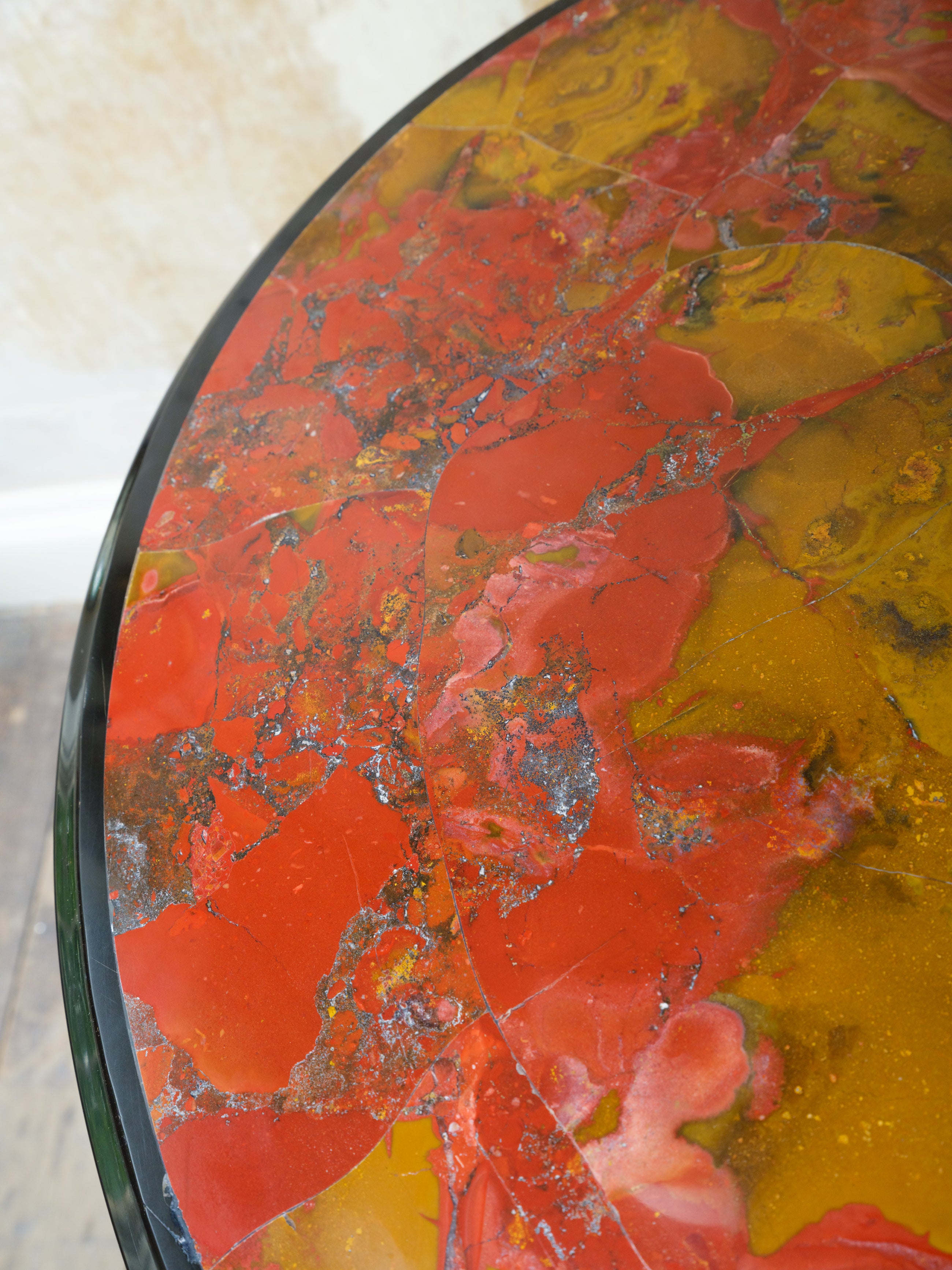 A Jasper & Ashford Marble Table by Woodruff