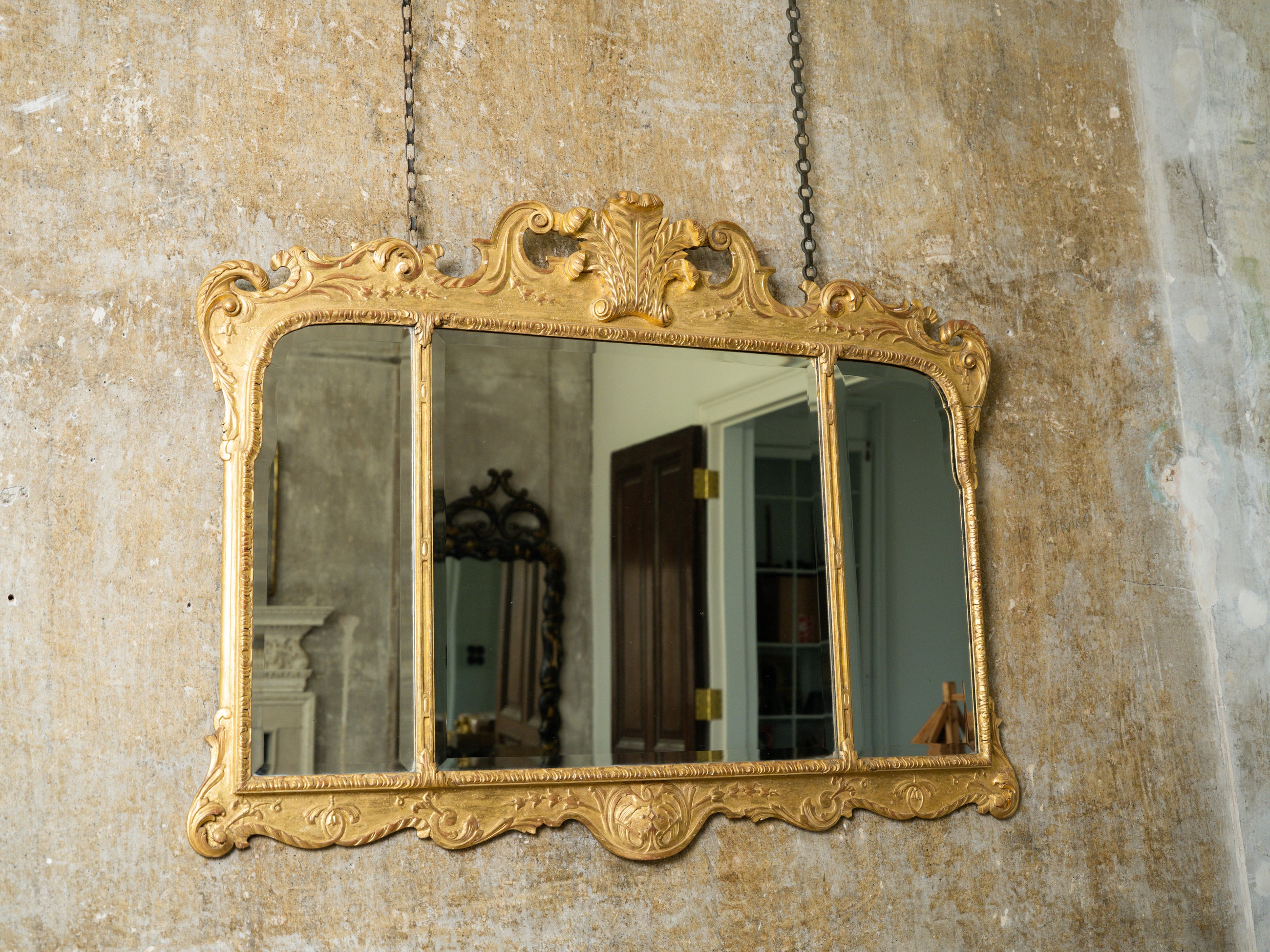 George I Triptych Overmantel