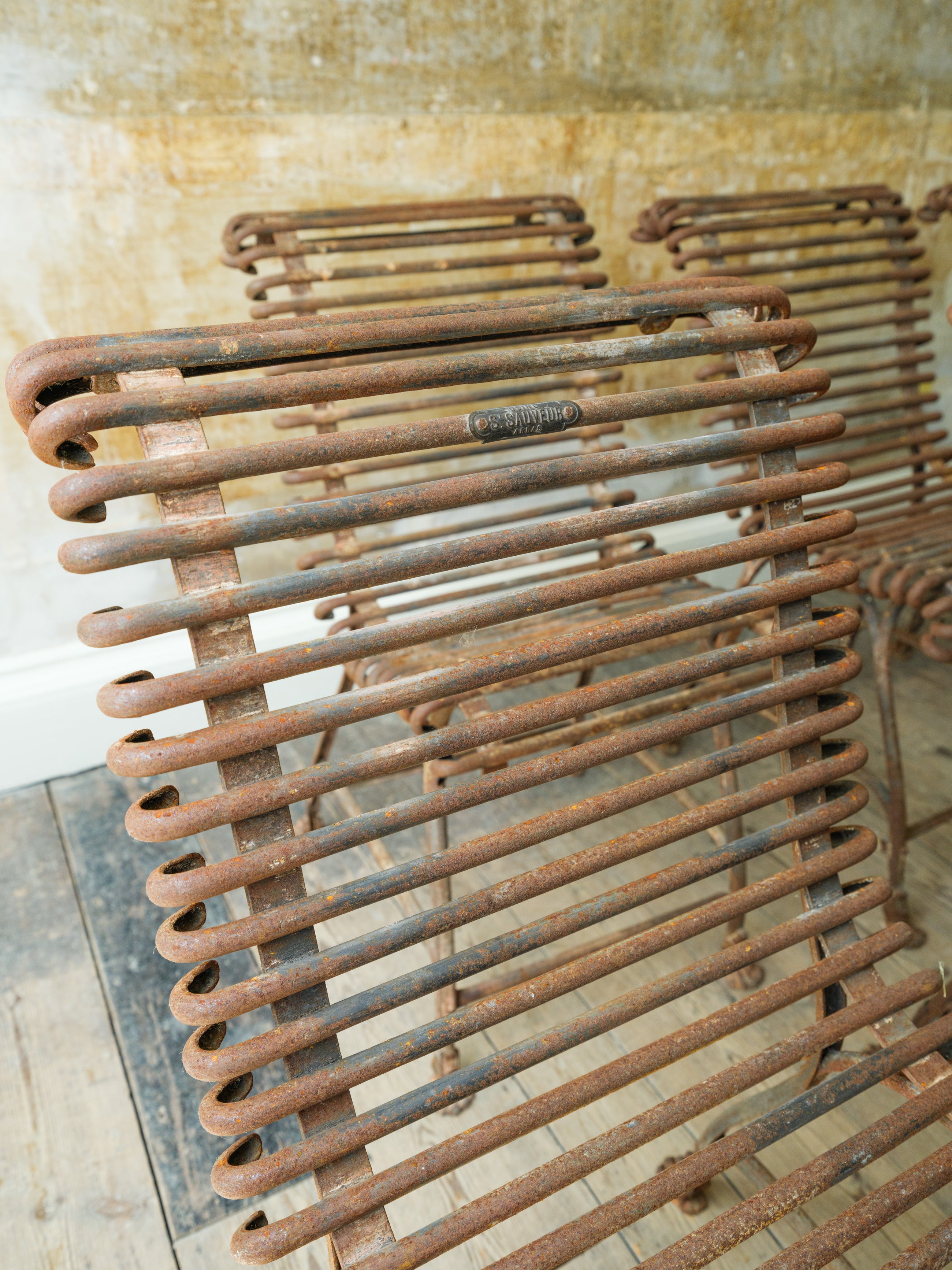 Six 19th Century Arras Chairs
