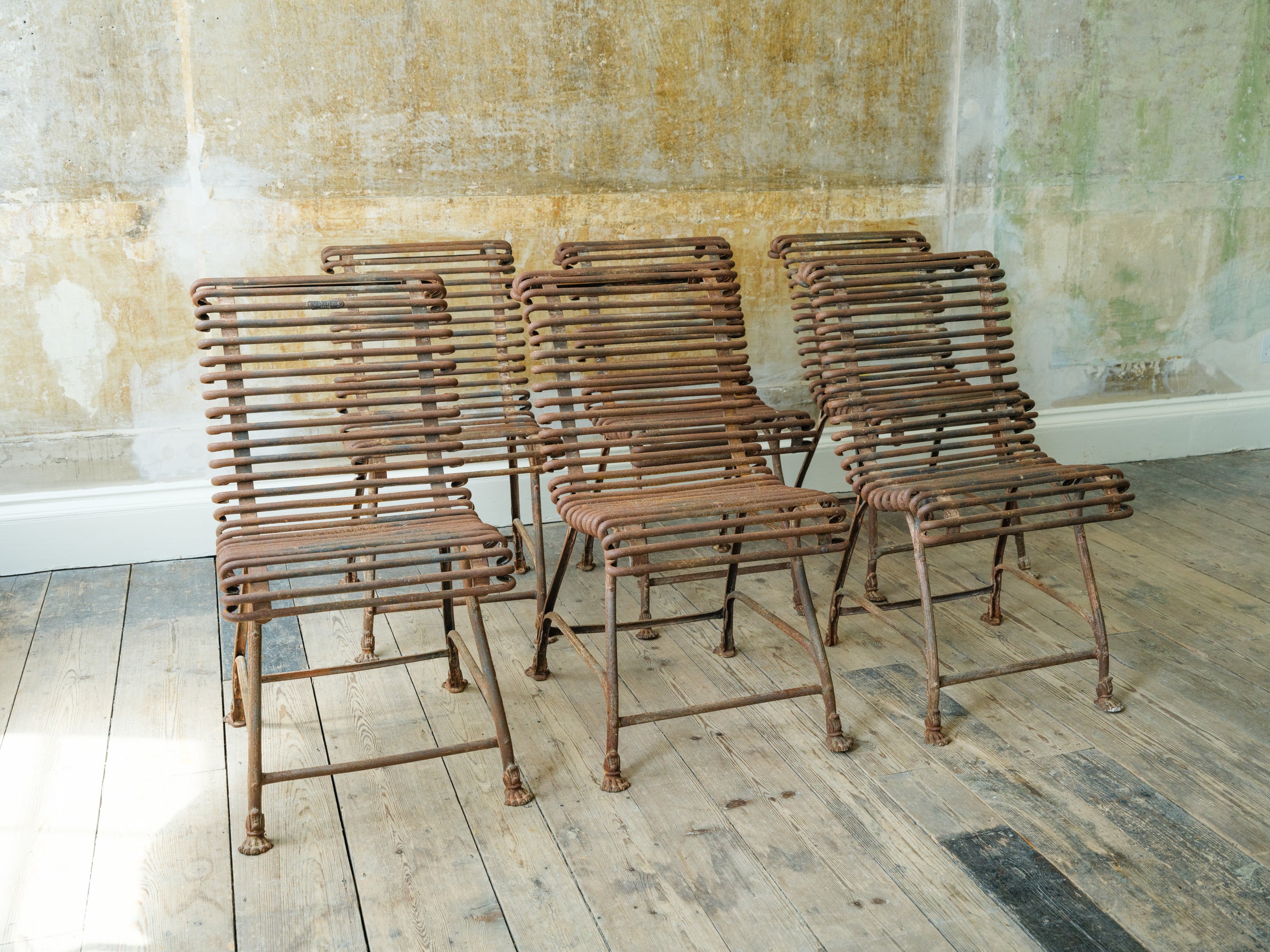 Six 19th Century Arras Chairs