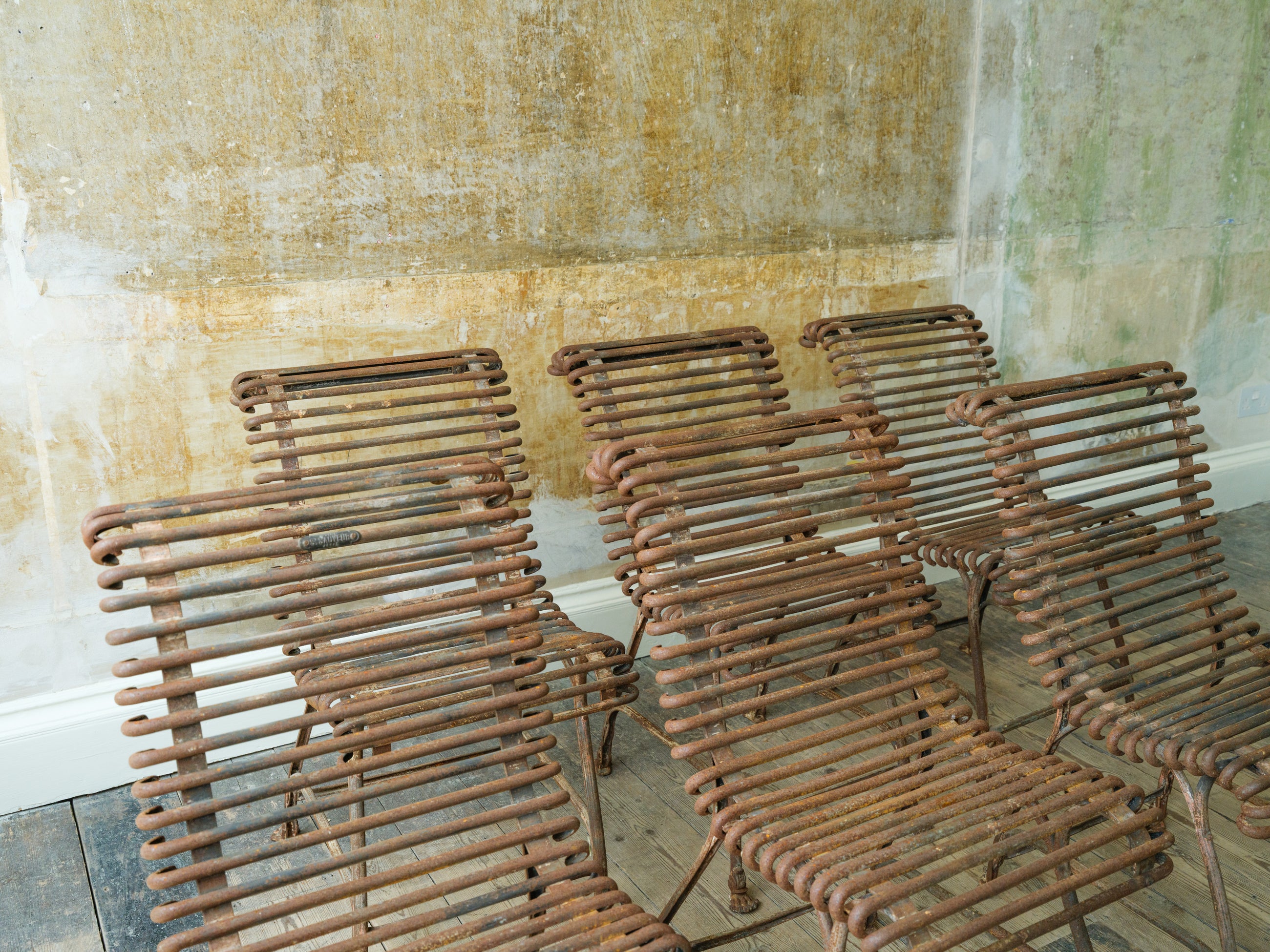 Six 19th Century Arras Chairs