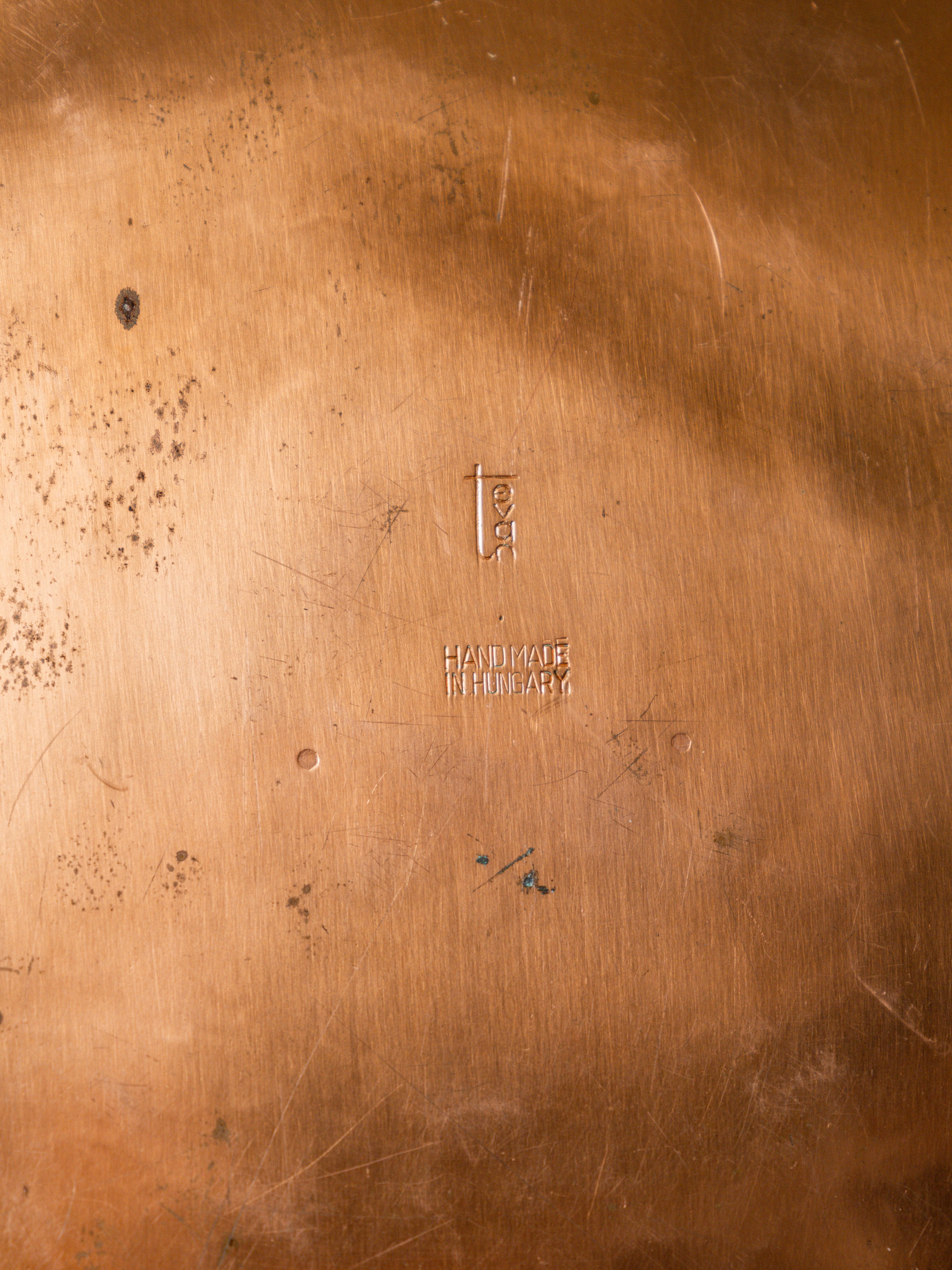 A Magrit Tevan Copper Dish