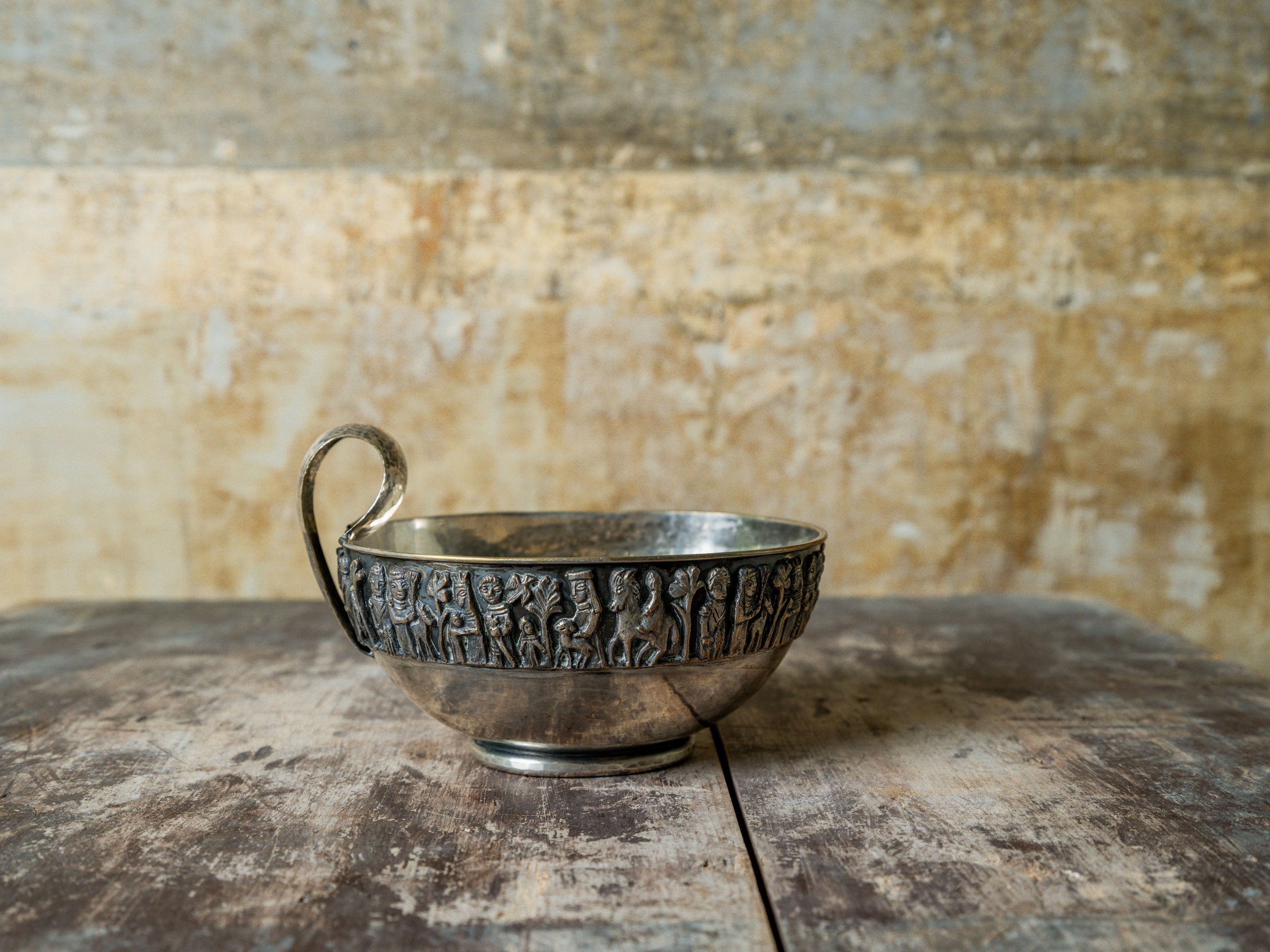 A Copper Libation Cup by Magrit Tevan