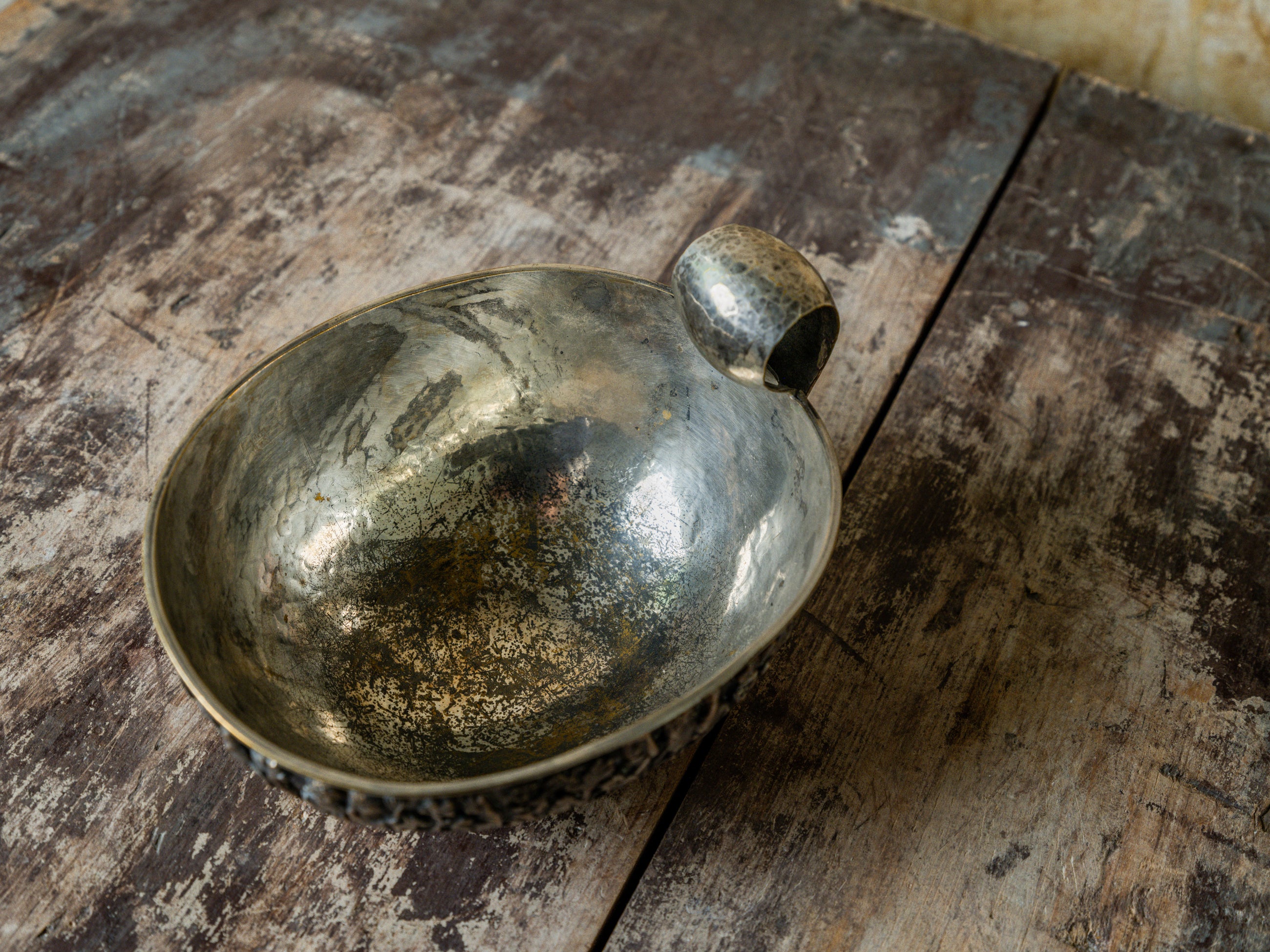 A Copper Libation Cup by Magrit Tevan