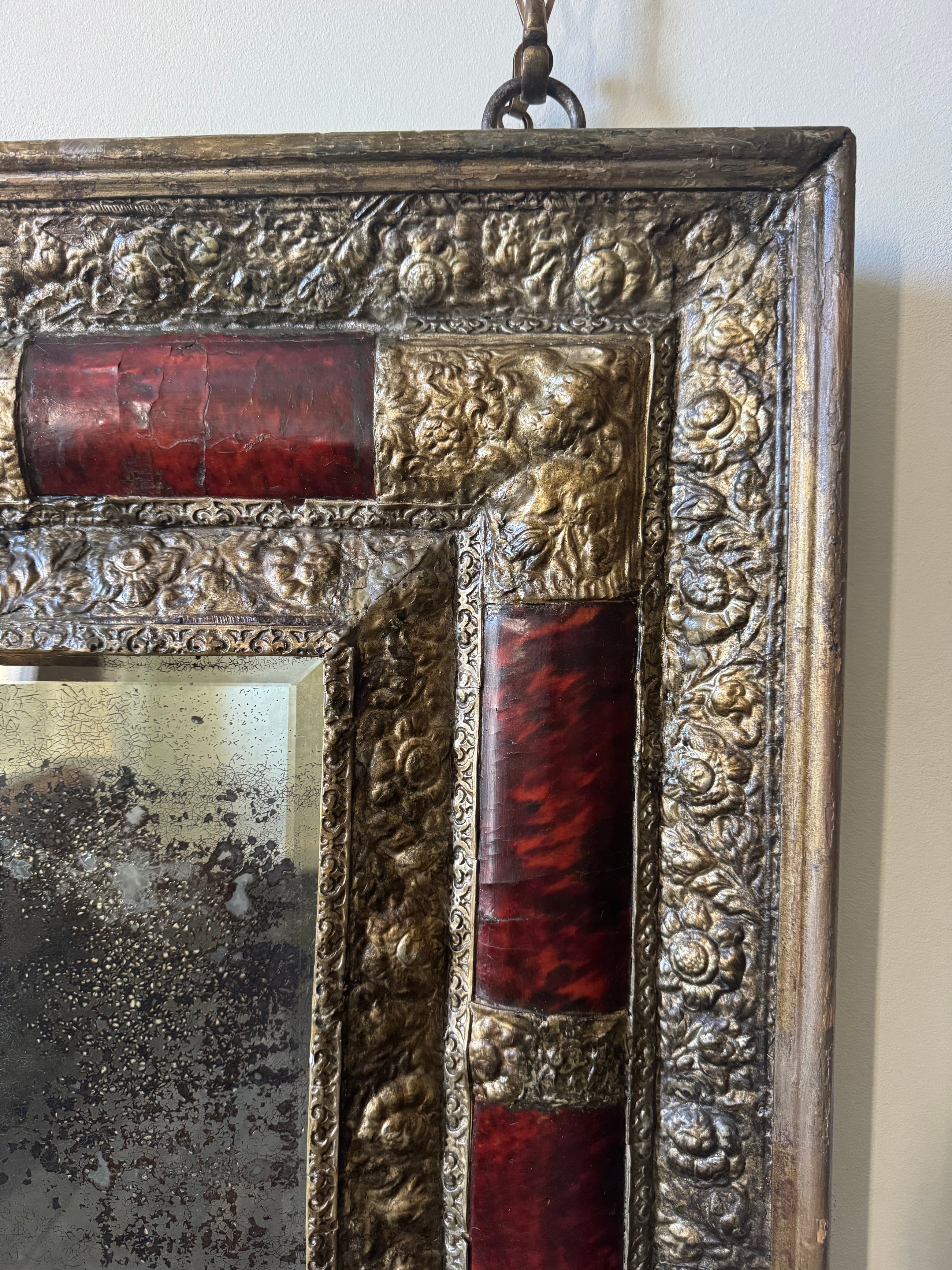 A 17th Century Tortoise Shell Mirror