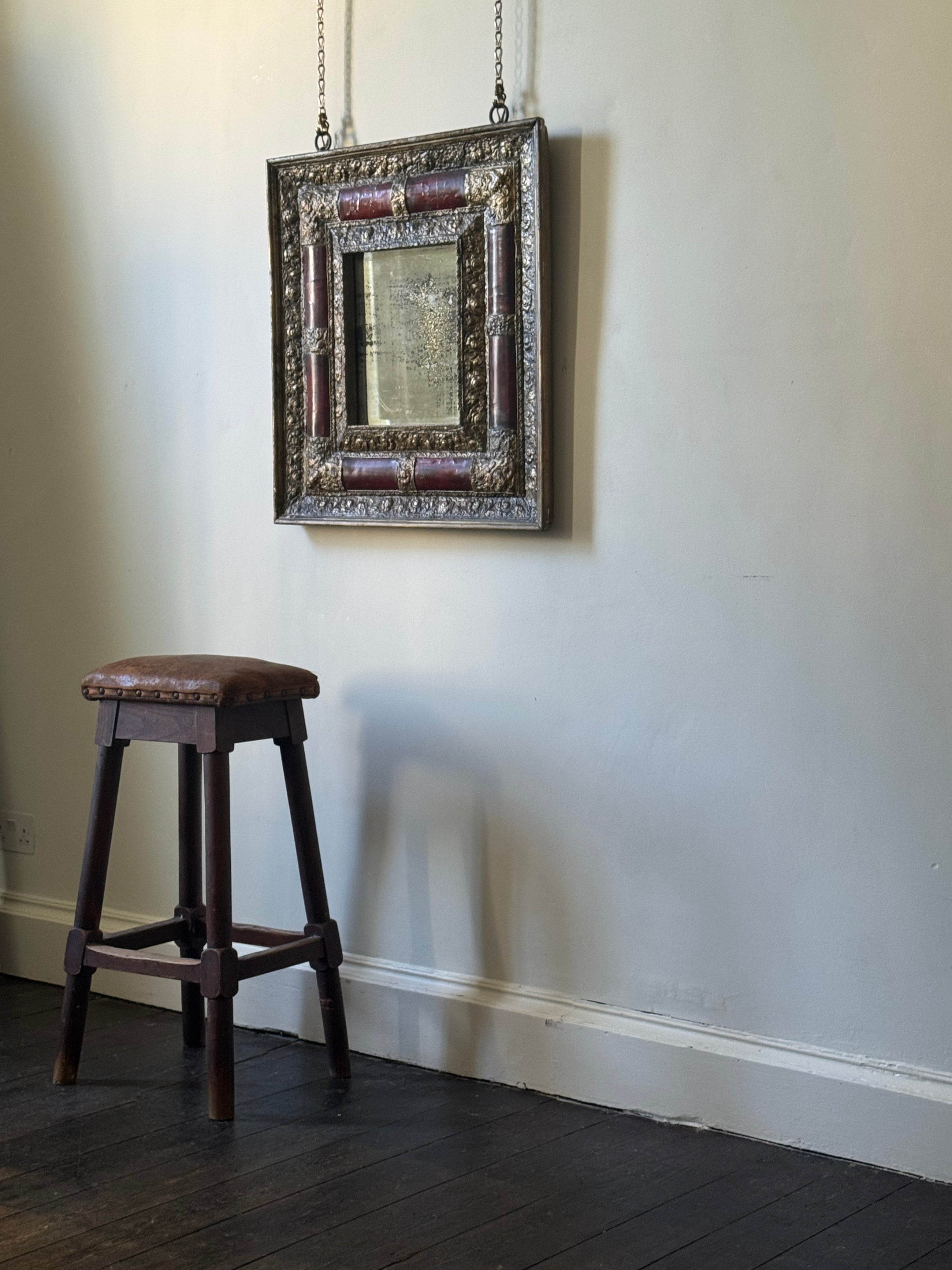 A 17th Century Tortoise Shell Mirror