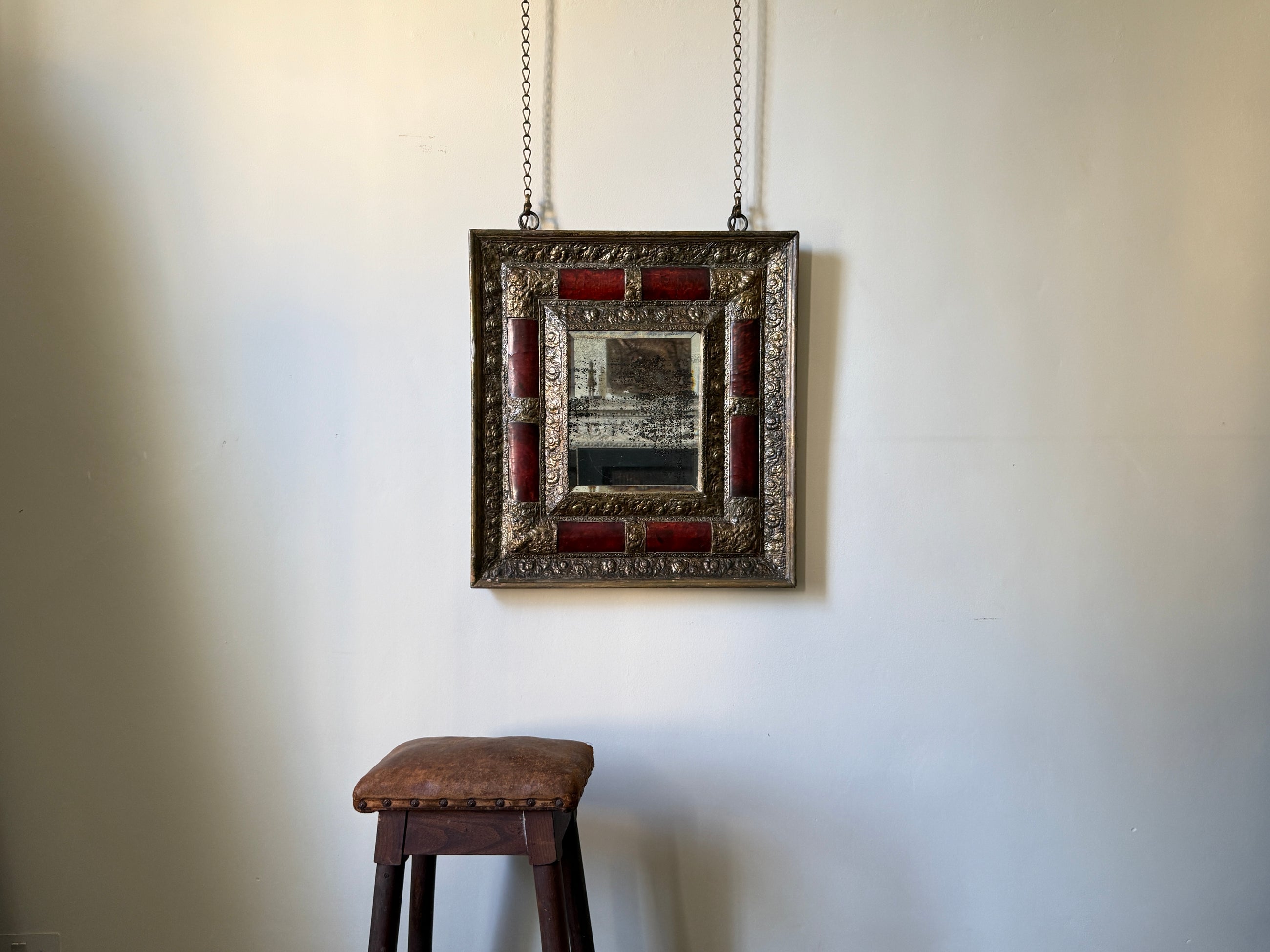 A 17th Century Tortoise Shell Mirror
