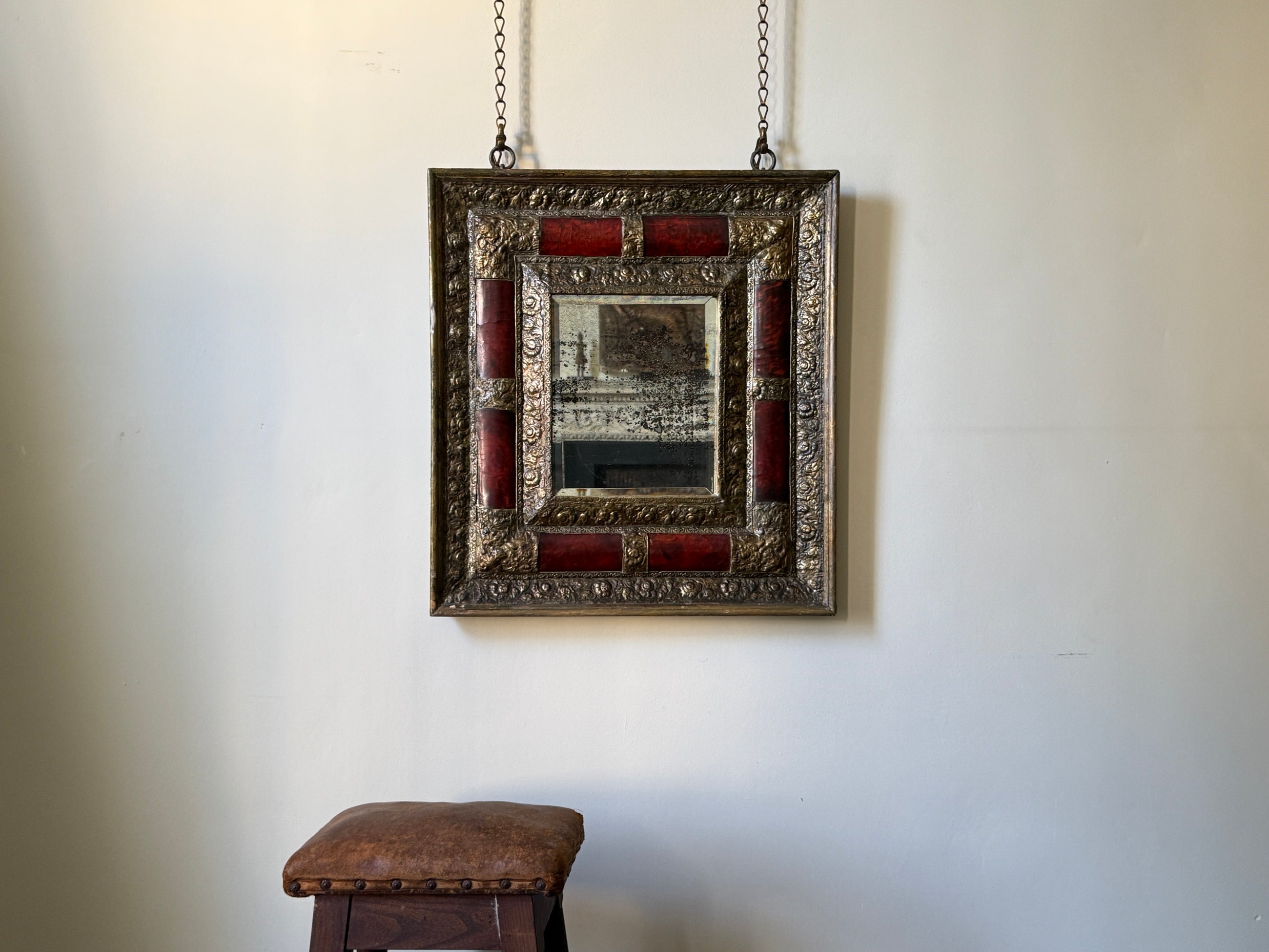 A 17th Century Tortoise Shell Mirror