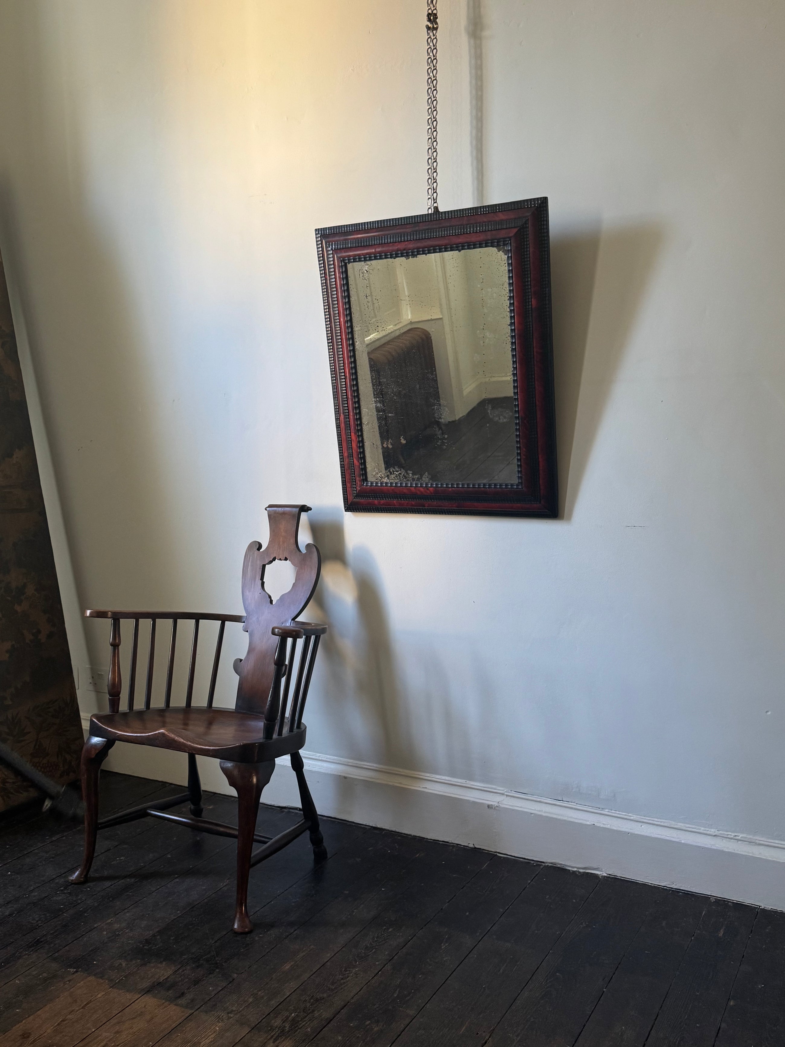 A 19th Century Dutch Tortoise Shell Mirror