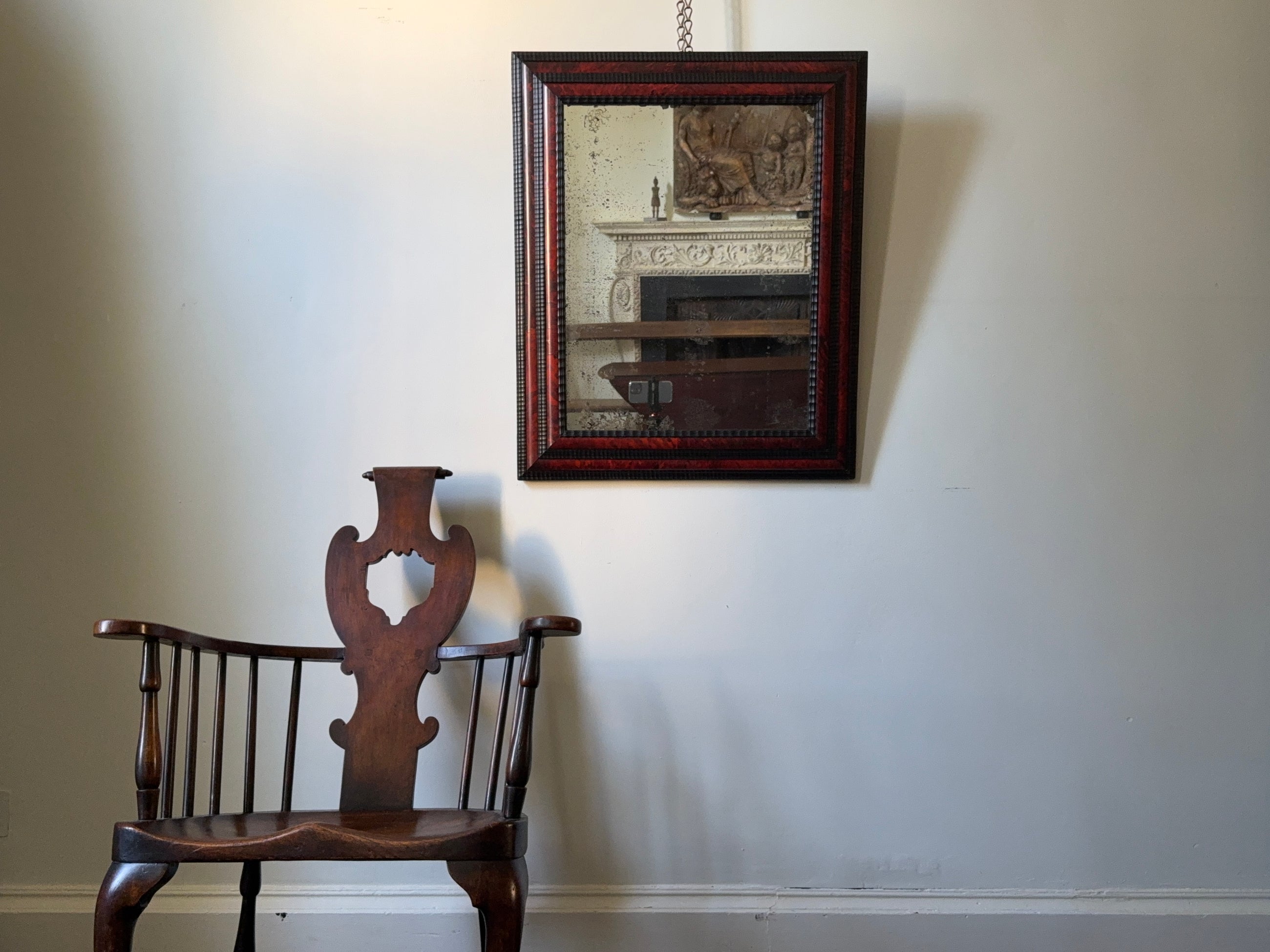 A 19th Century Dutch Tortoise Shell Mirror
