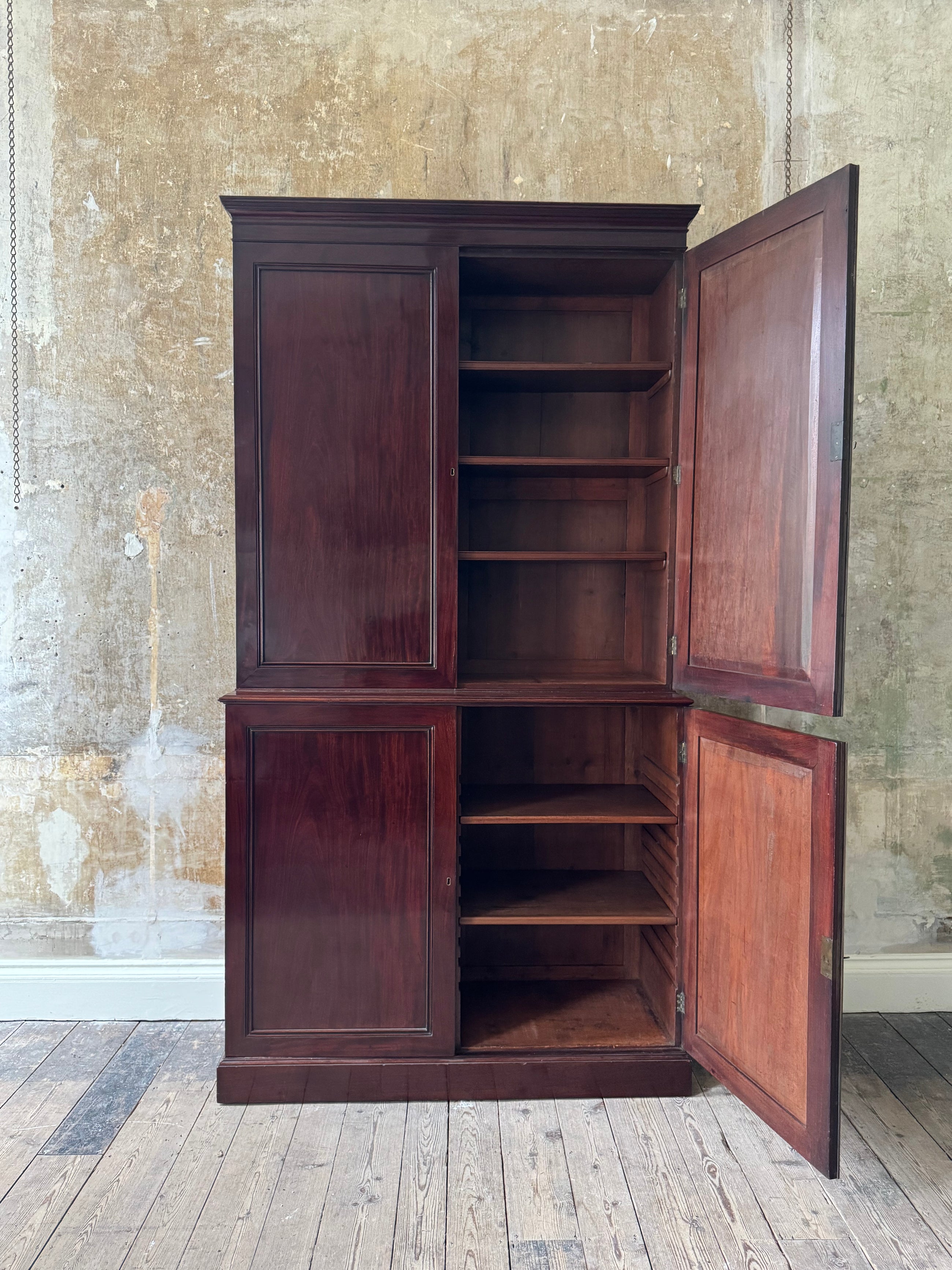 A George II Mahogany Bookcase