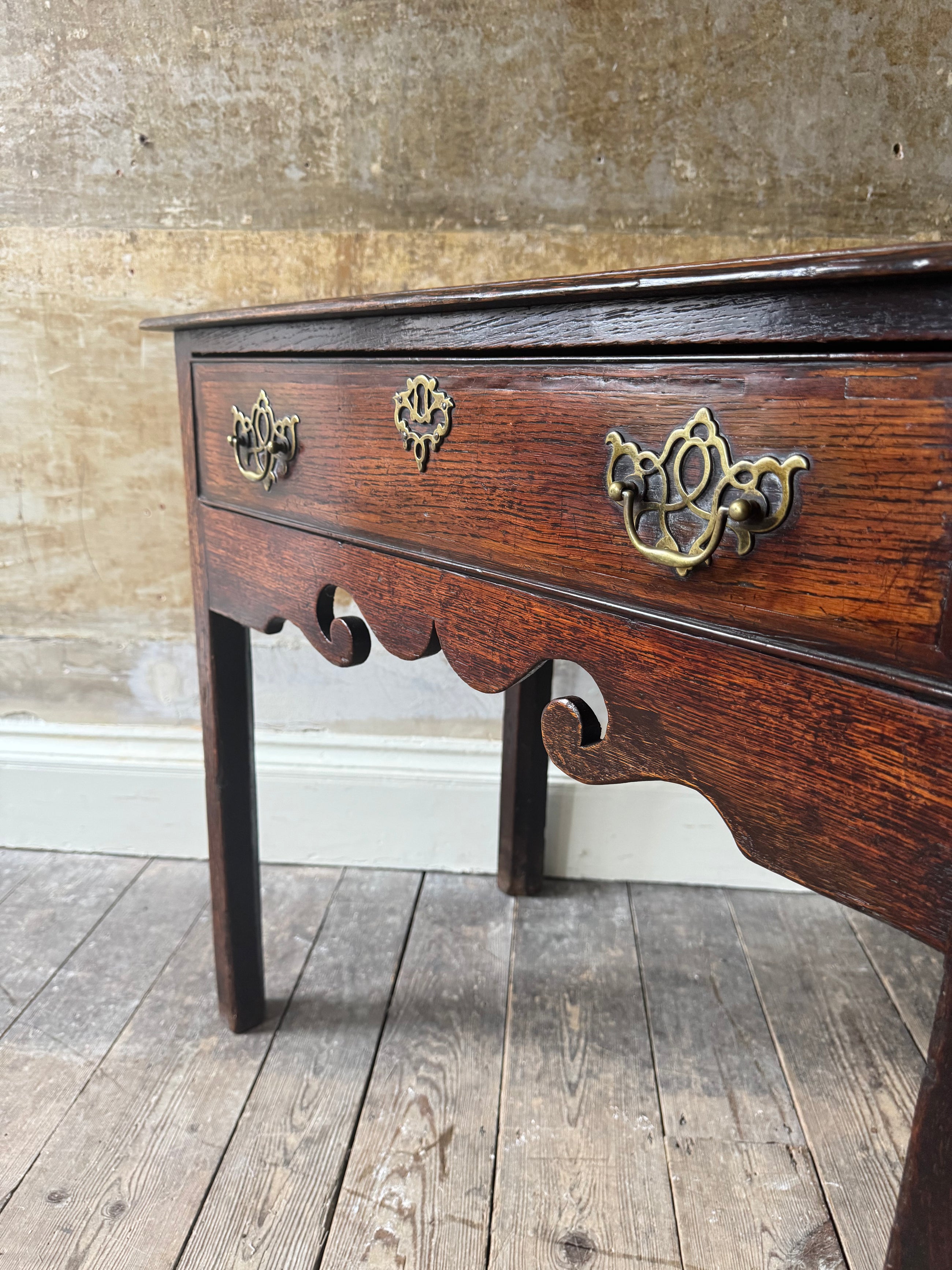 An 18th Century Oak Lowboy