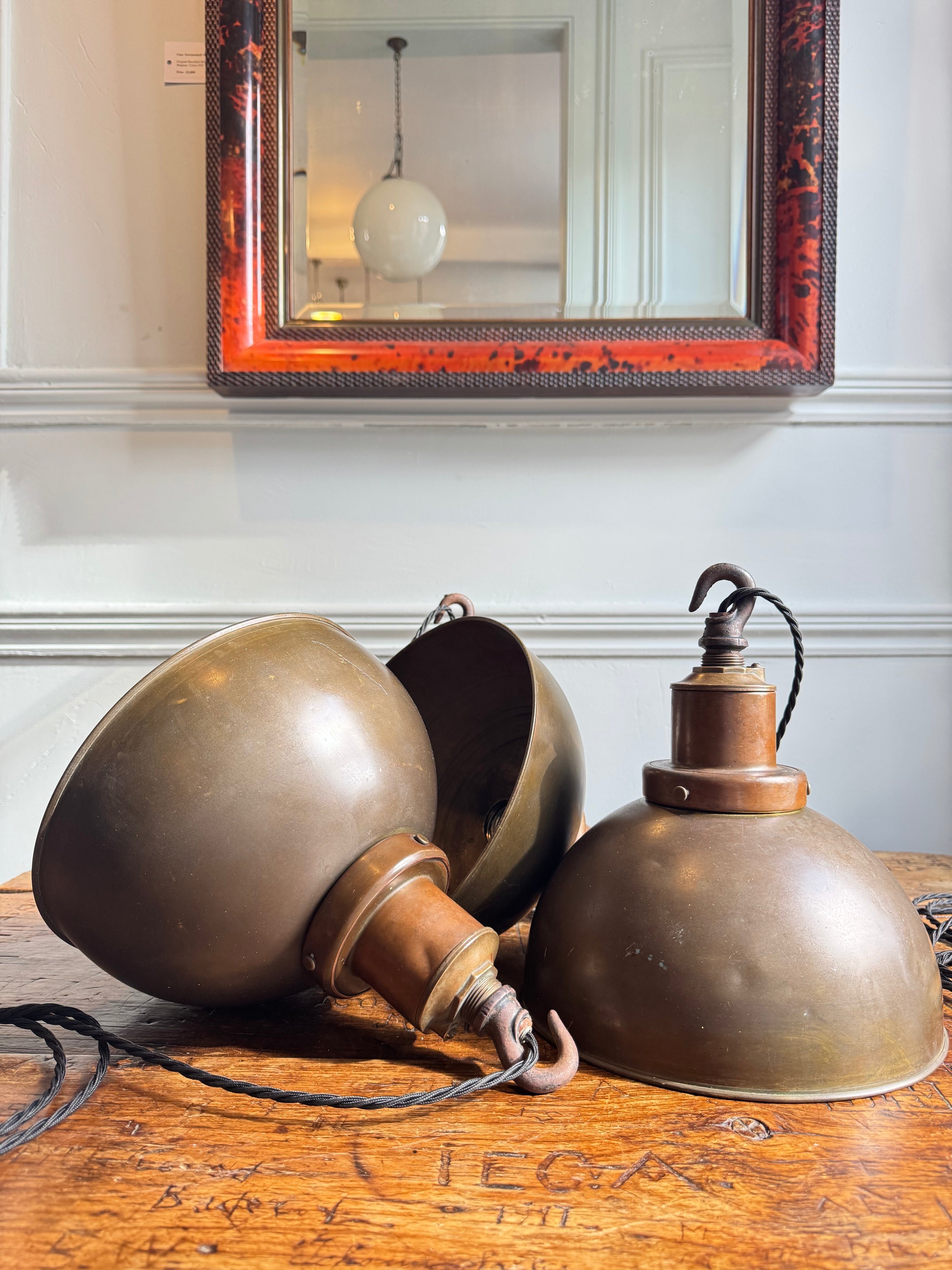 Industrial Copper Pendant Lights